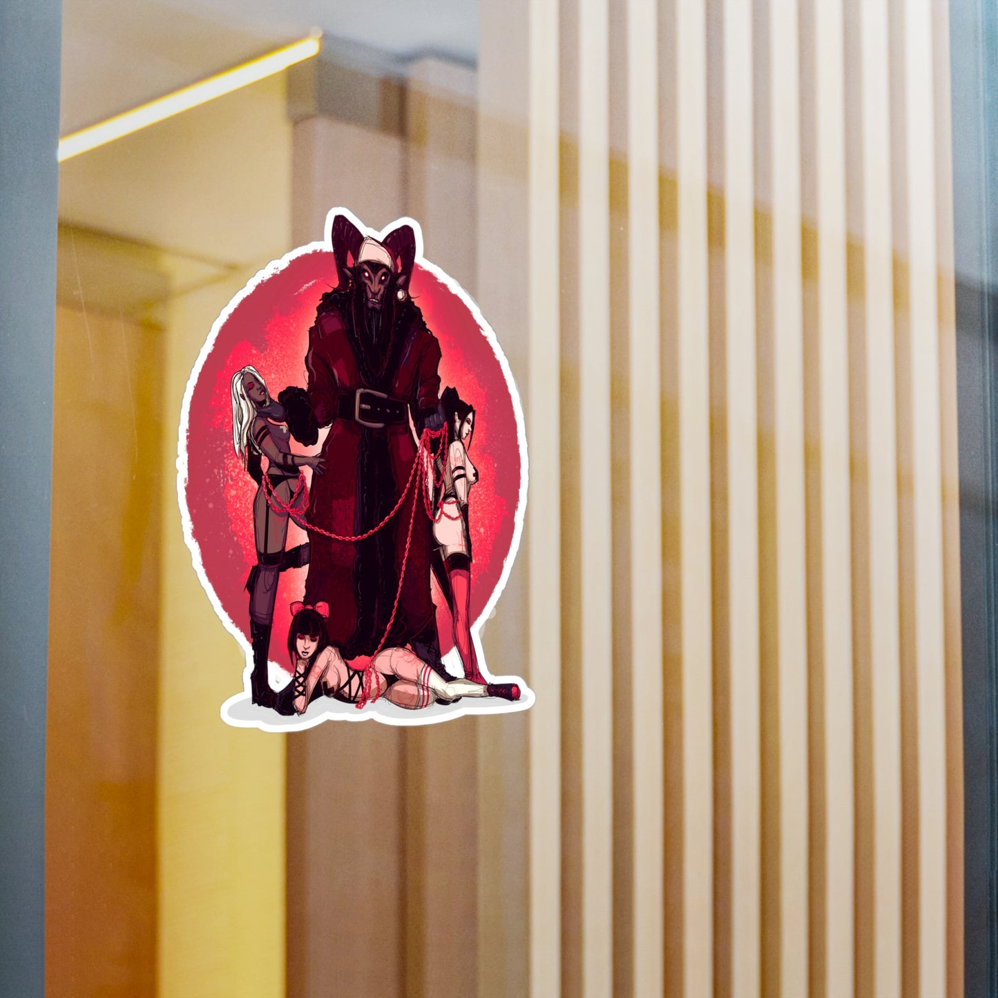 Krampus Daddy Kiss-Cut Vinyl Decal