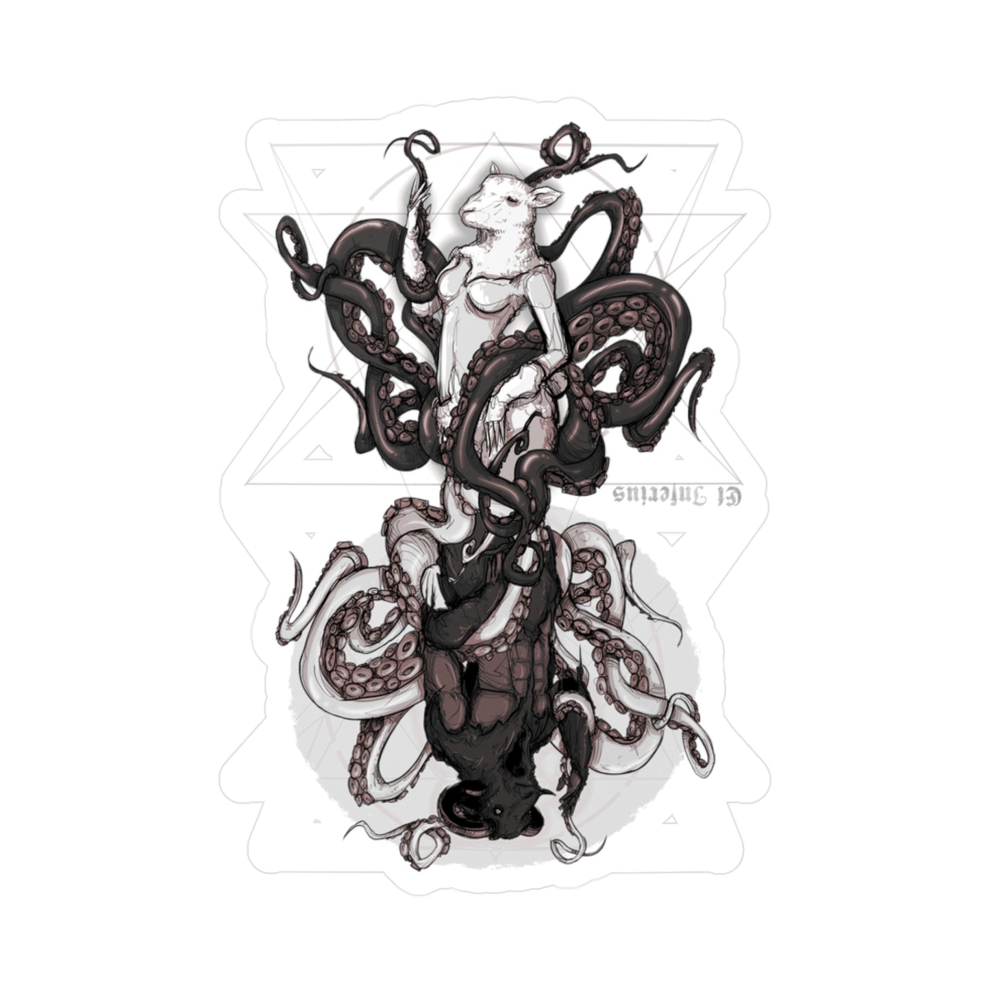 As Above So Below Octo-Ovis Kiss-Cut Vinyl Decal