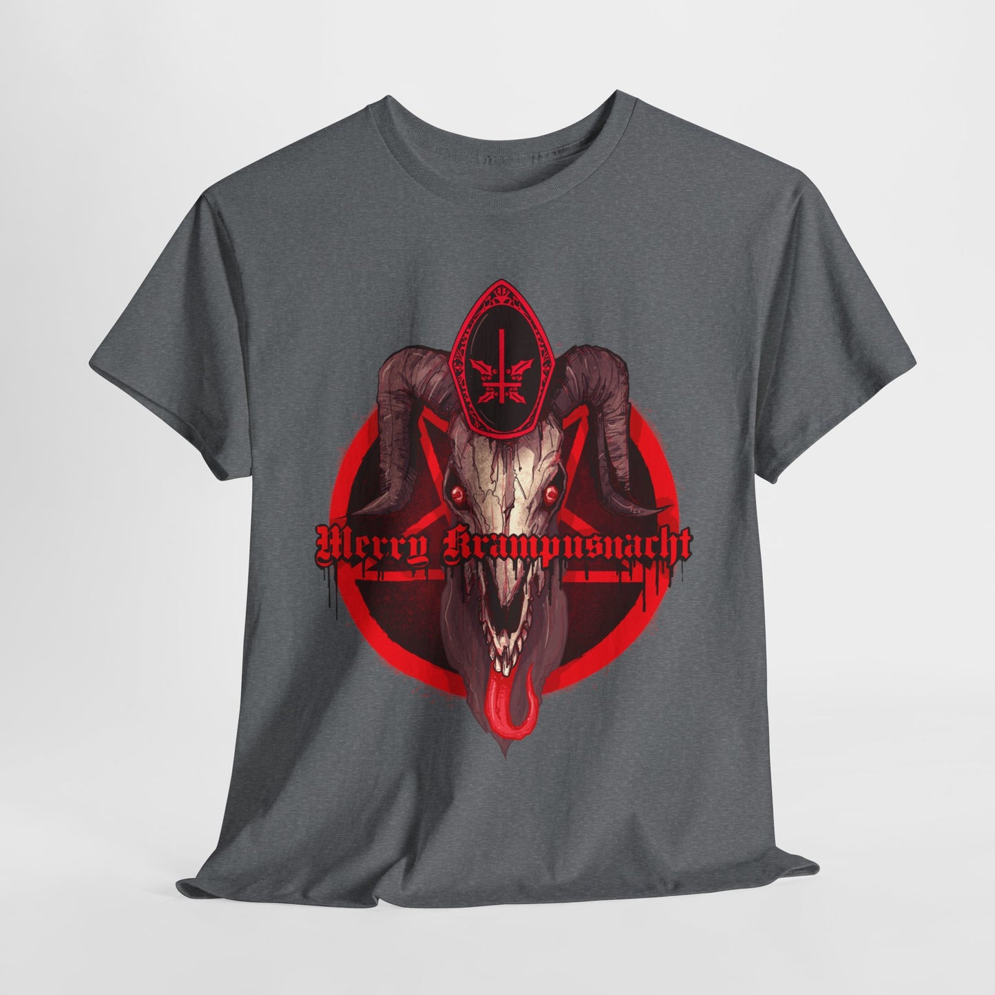 Merry Krampusnacht Unisex Heavy Cotton Tee