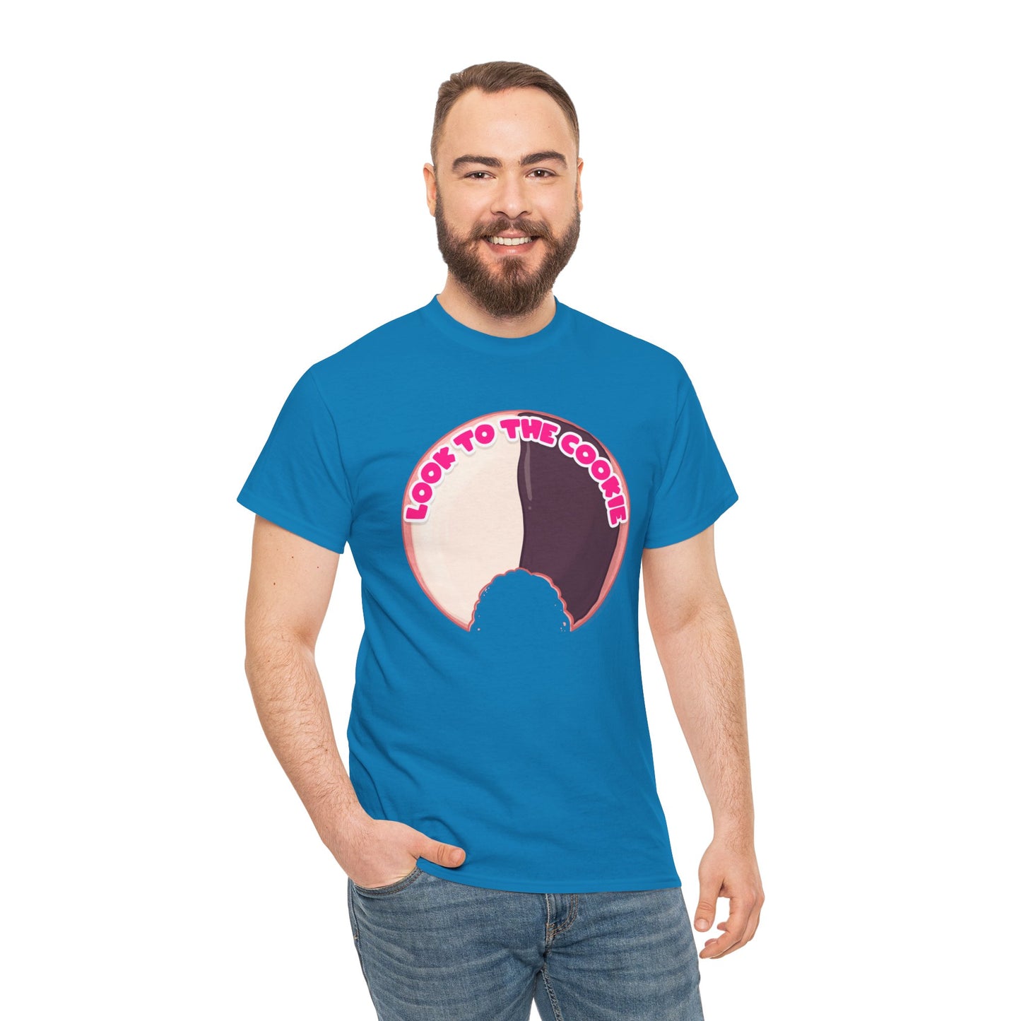 Black & White Cookie Unisex Heavy Cotton Tee