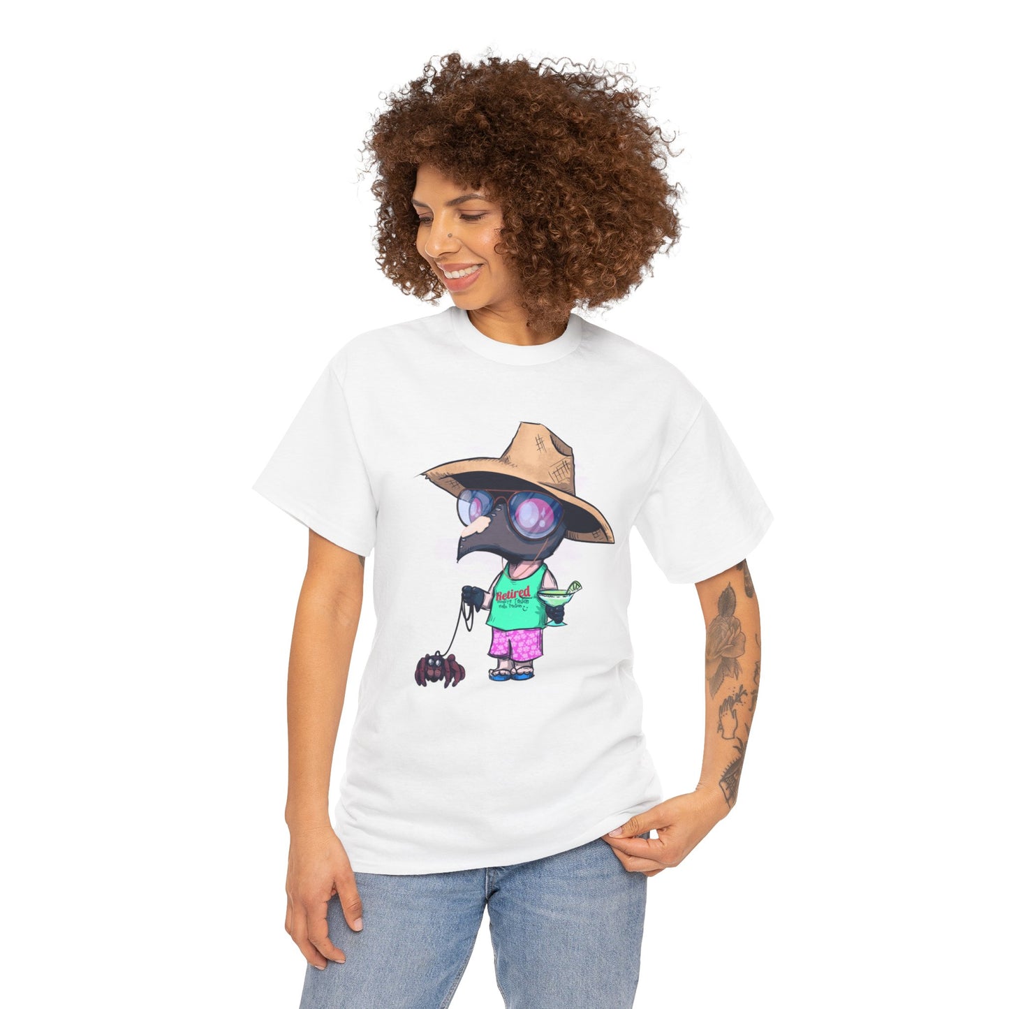 Plague Vacation Unisex Heavy Cotton Tee