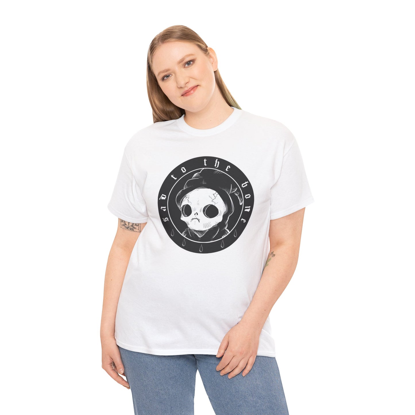 Sad To The Bone Unisex Heavy Cotton Tee
