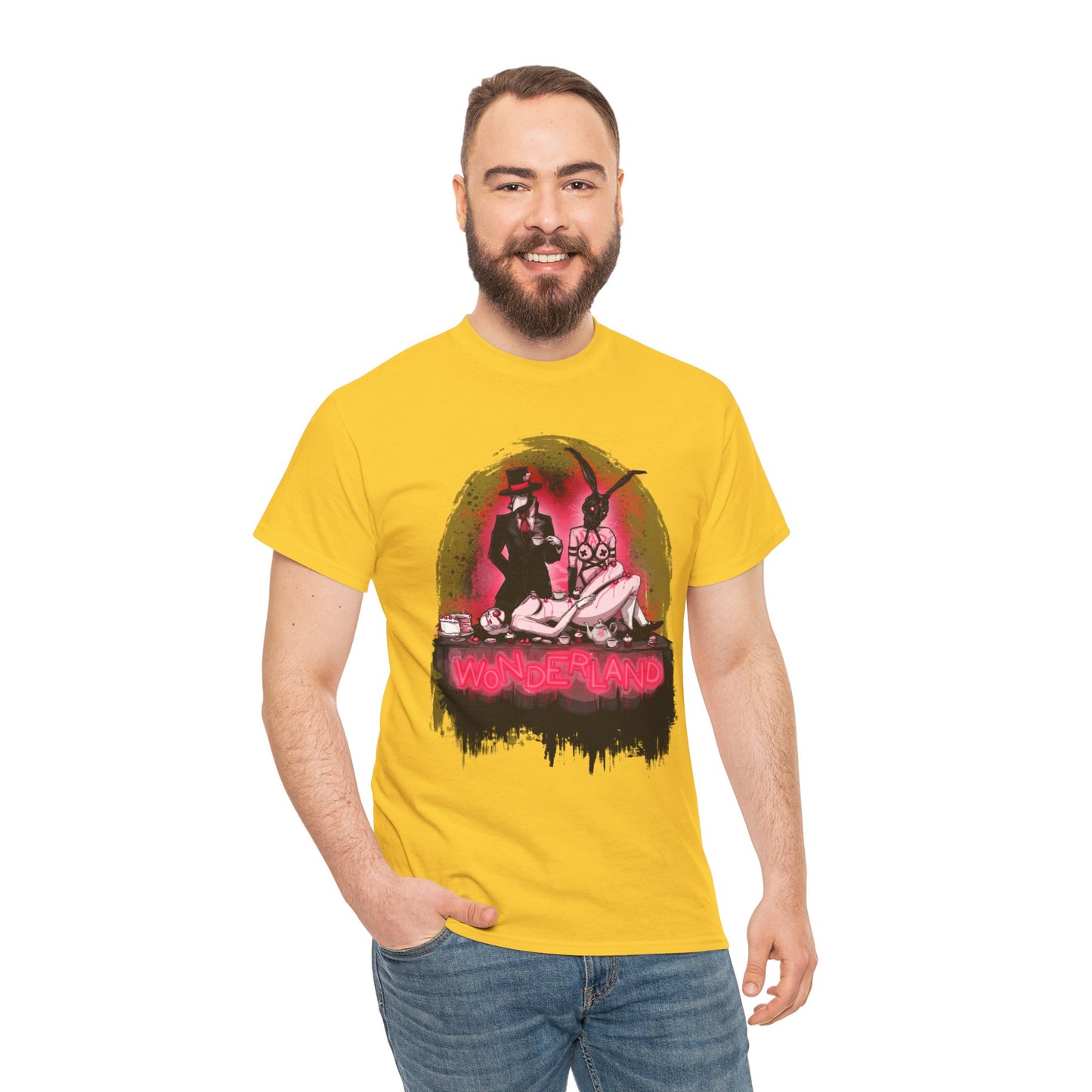 Wonderland Unisex Heavy Cotton Tee