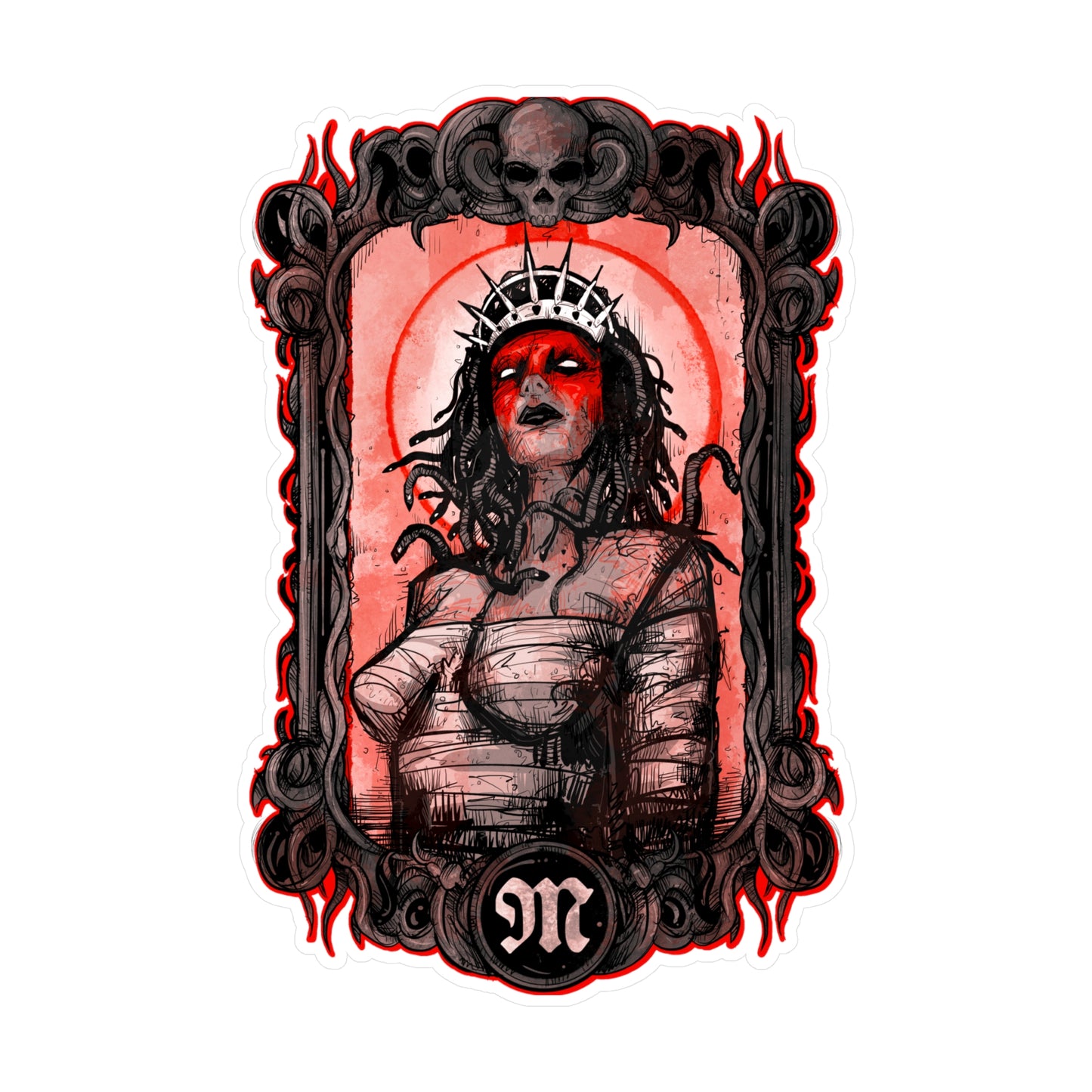 Queen Medusa Kiss-Cut Vinyl Decal
