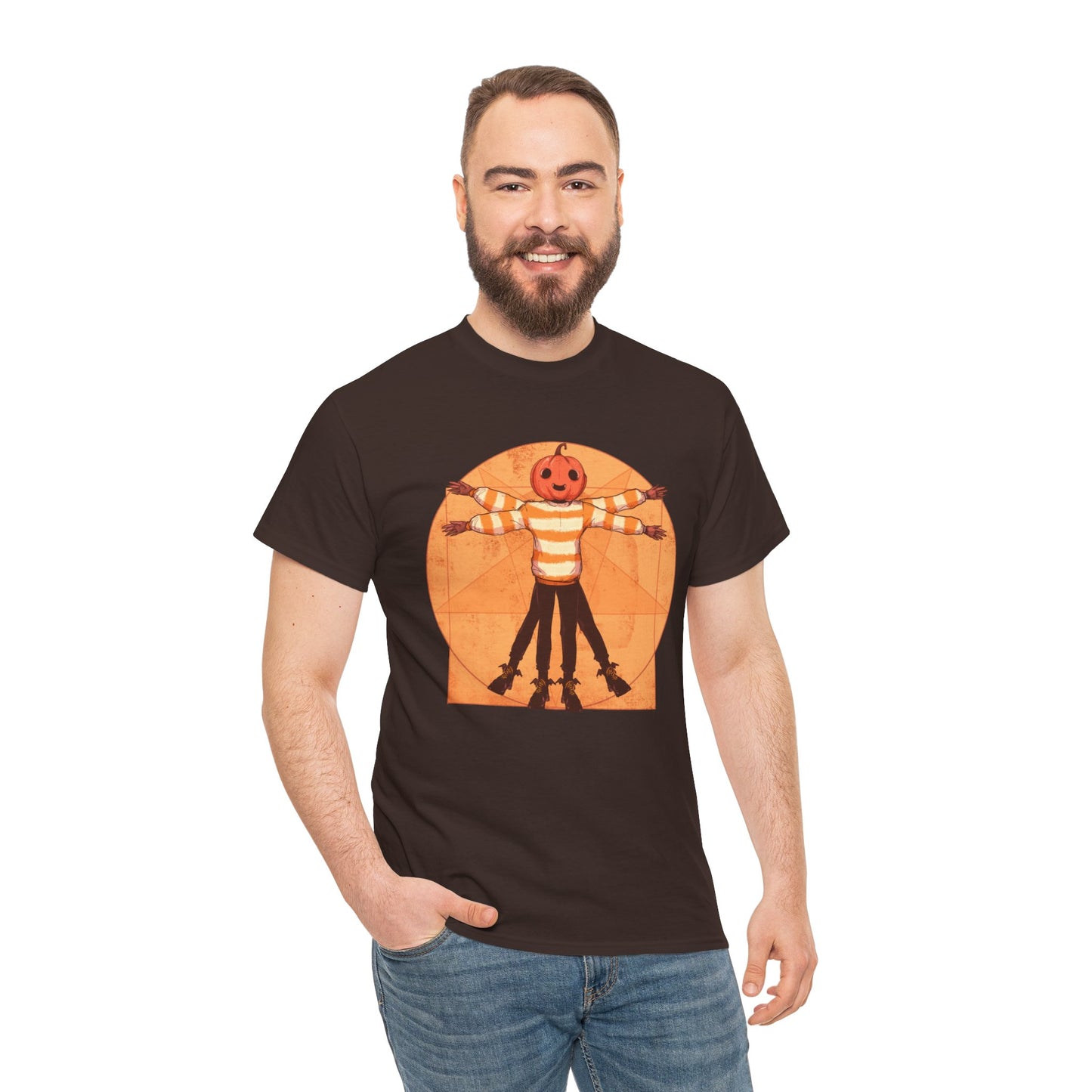 Vitruvian Halloween Unisex Heavy Cotton Tee
