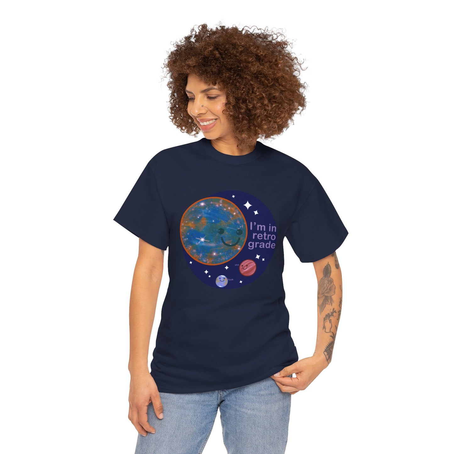 Mercury In Retrograde Unisex Heavy Cotton Tee