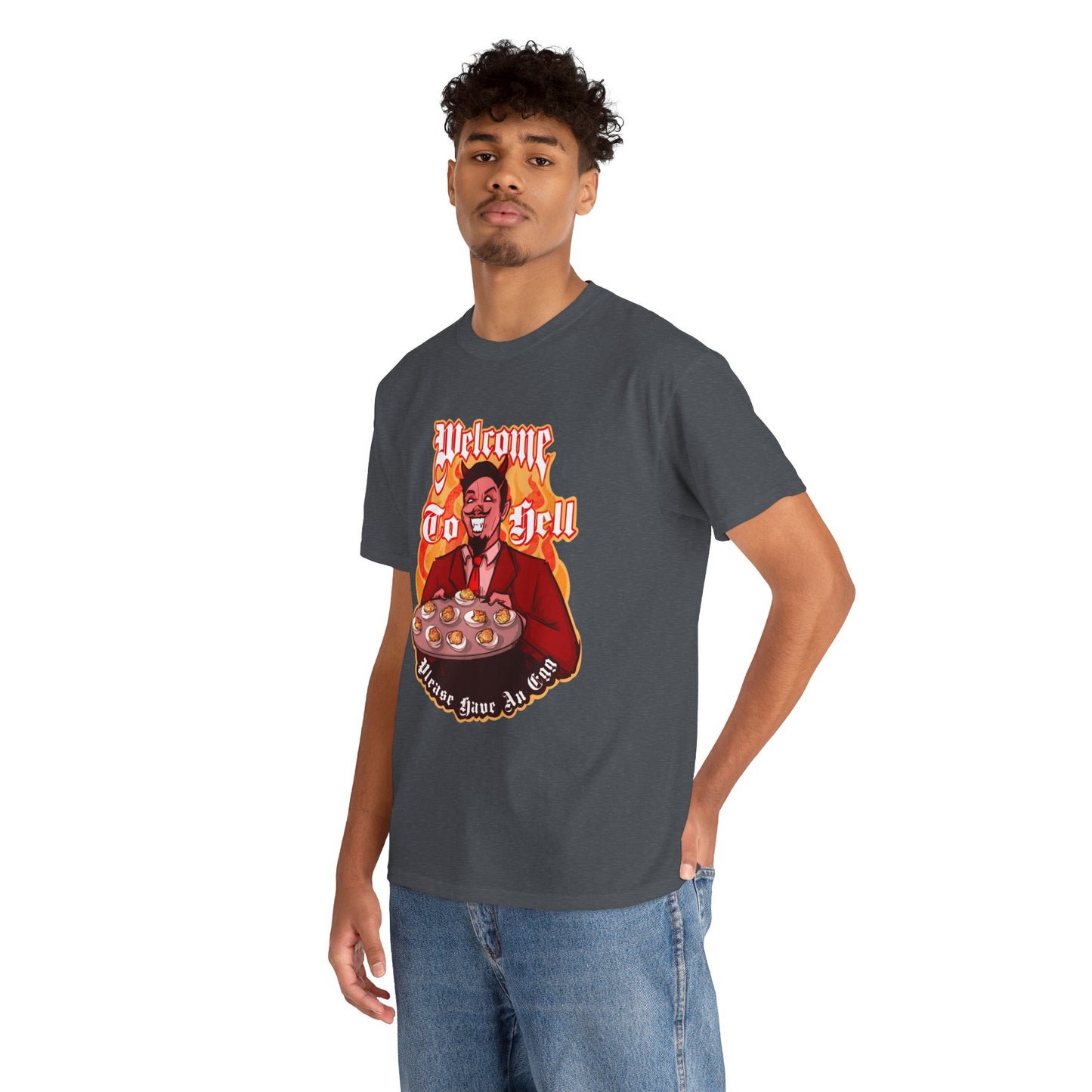 Deviled Eggs Unisex Heavy Cotton Tee