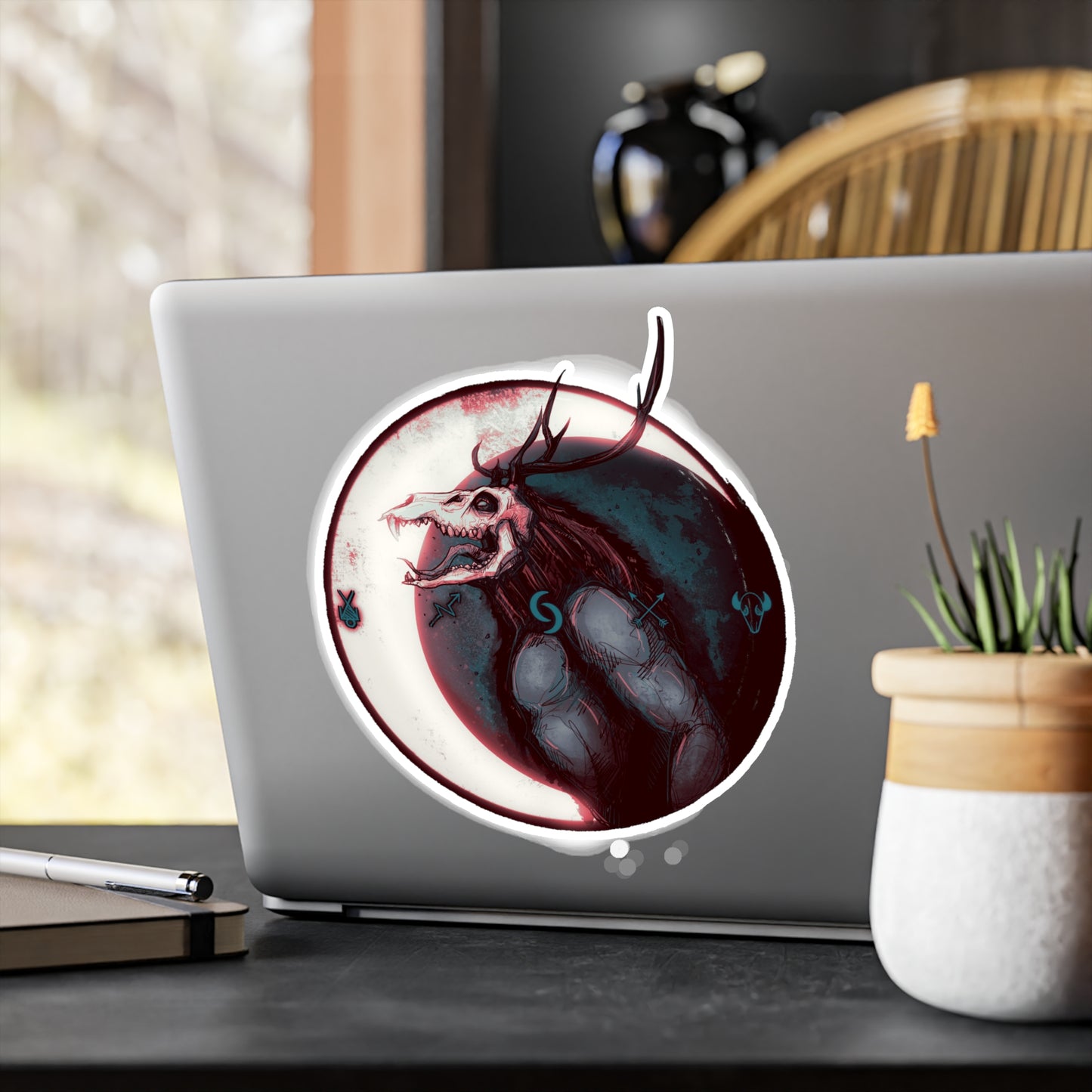 The Wendigo Kiss-Cut Vinyl Decal