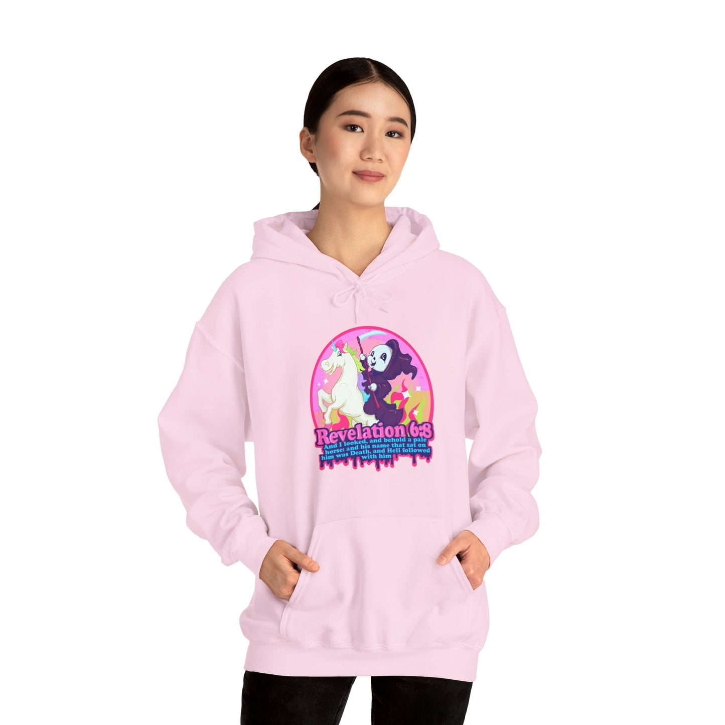 Revelation 6:8 Unisex Heavy Blend Hooded Sweatshirt