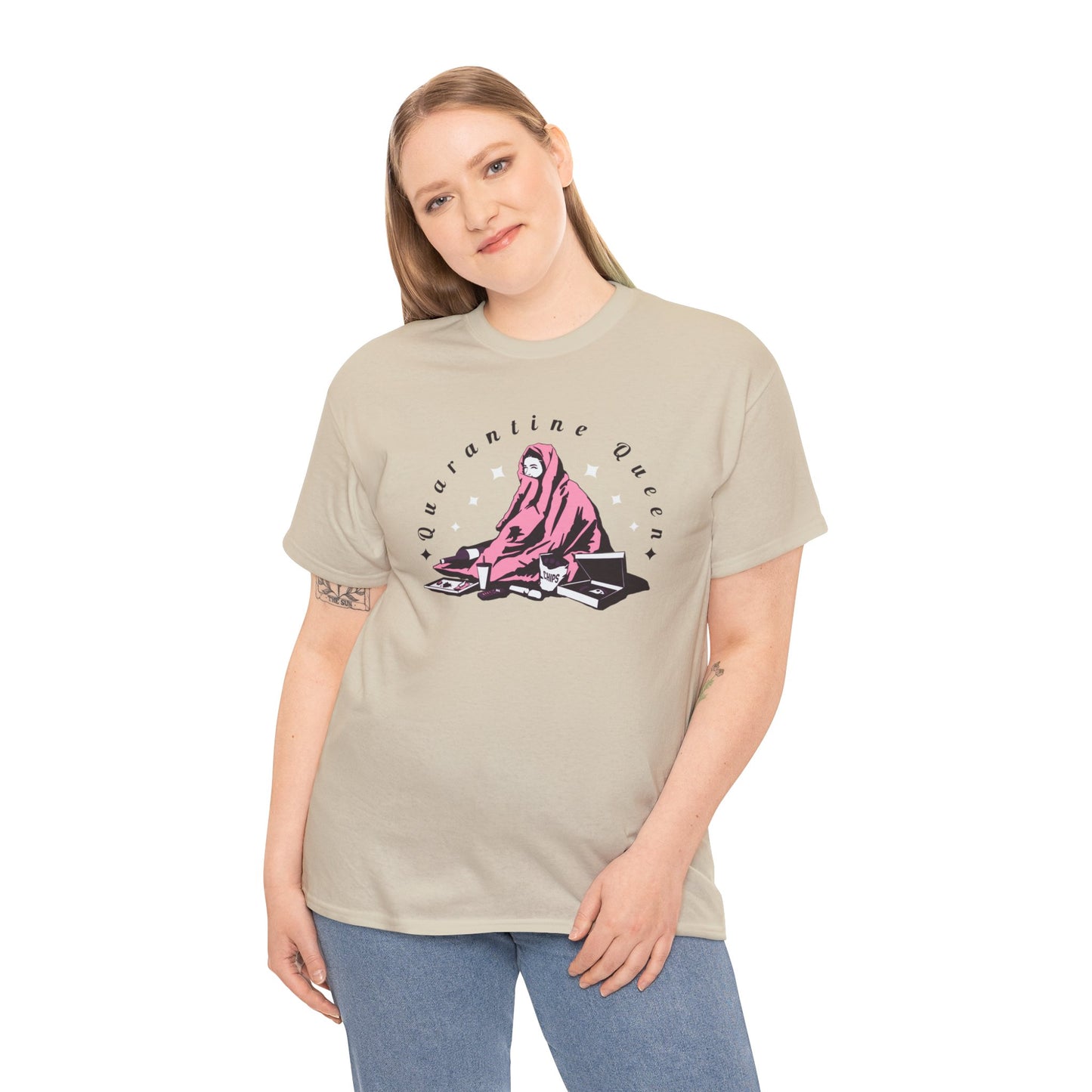 Quarantine Queen Unisex Heavy Cotton Tee