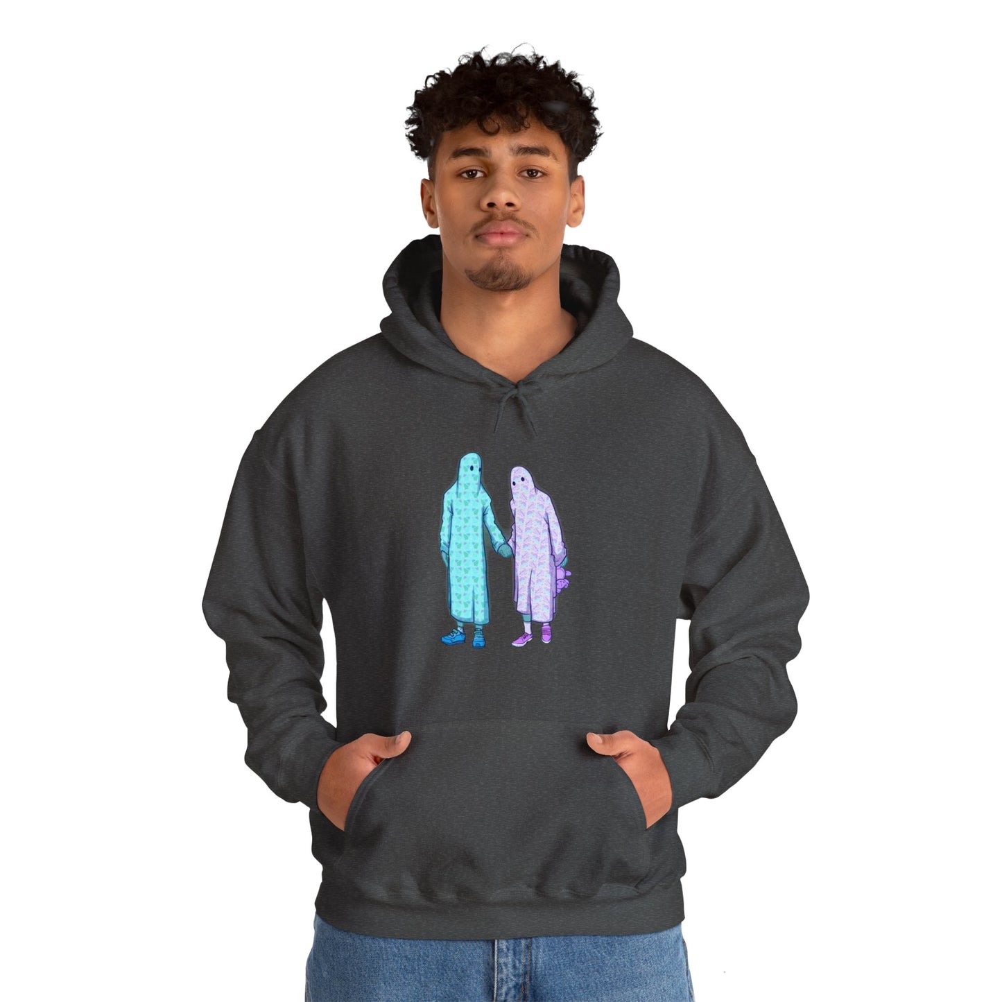 Ghost Kids Unisex Heavy Blend Hooded Sweatshirt