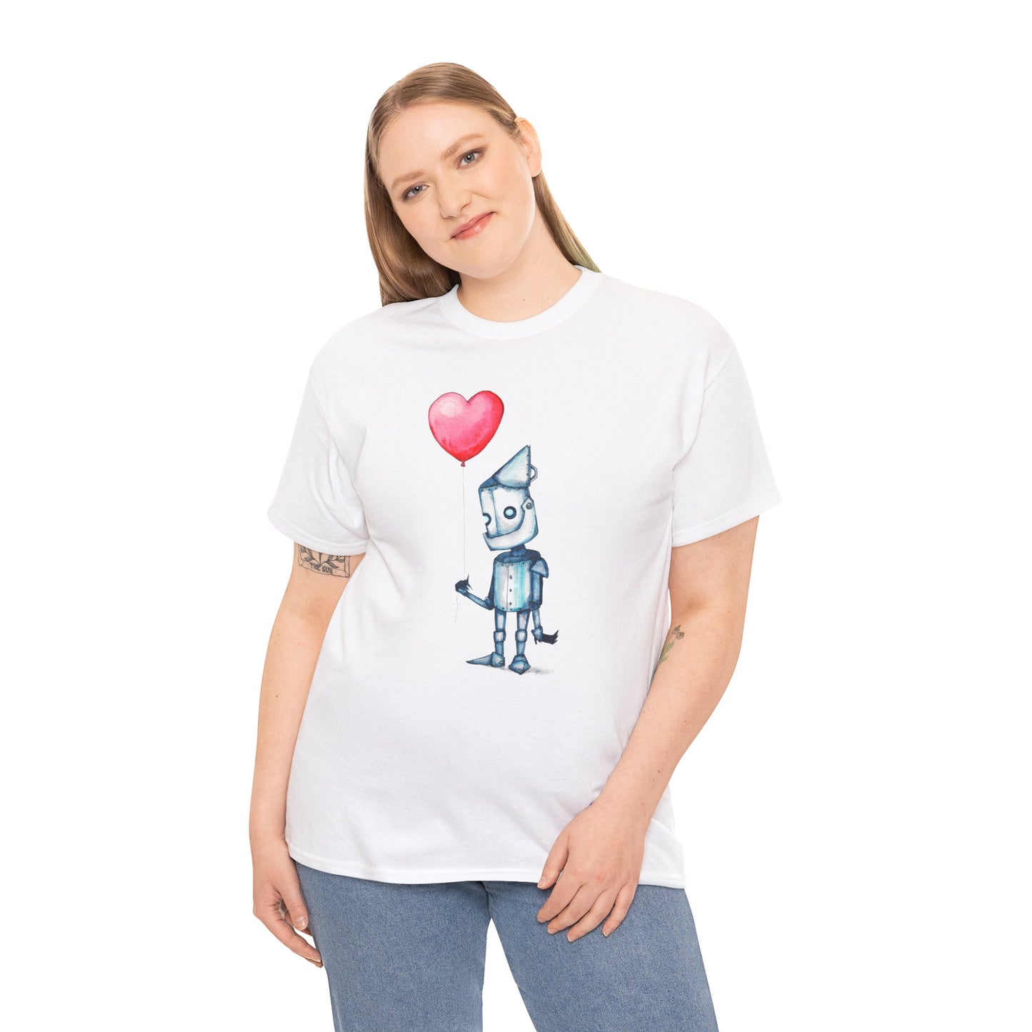 Tinman Gets A Heart Unisex Heavy Cotton Tee