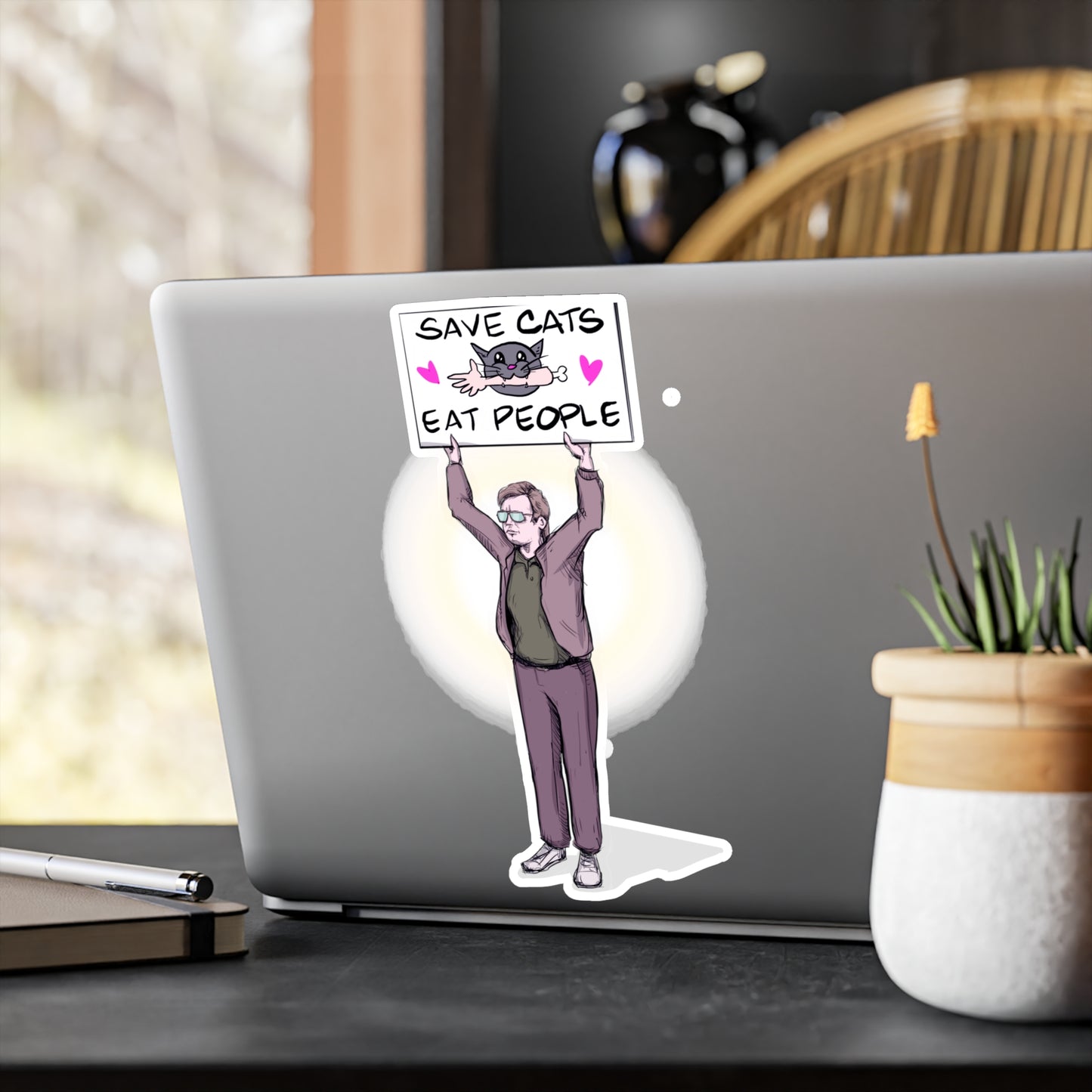 Activist Jeffrey Kiss-Cut Vinyl Decal