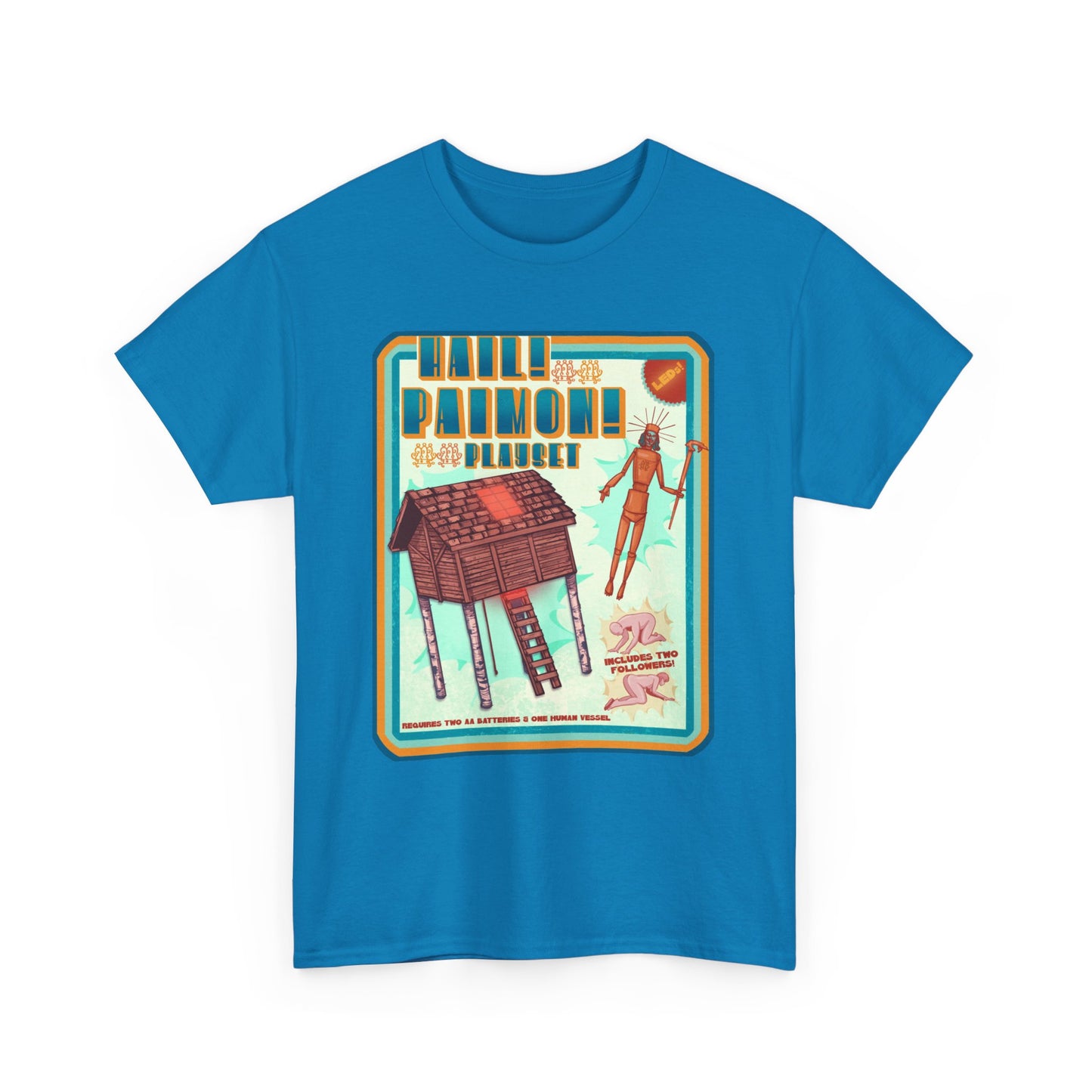Hail Paimon Playset Unisex Heavy Cotton Tee