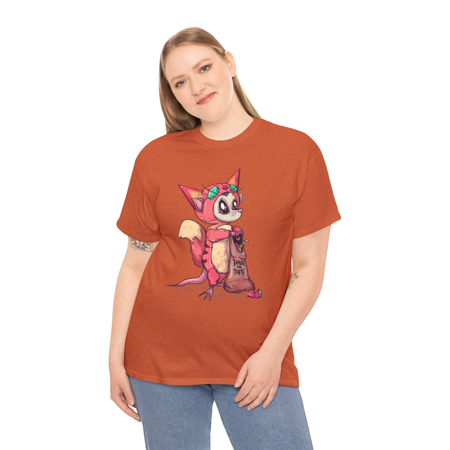 Trash Or Treat Unisex Heavy Cotton Tee