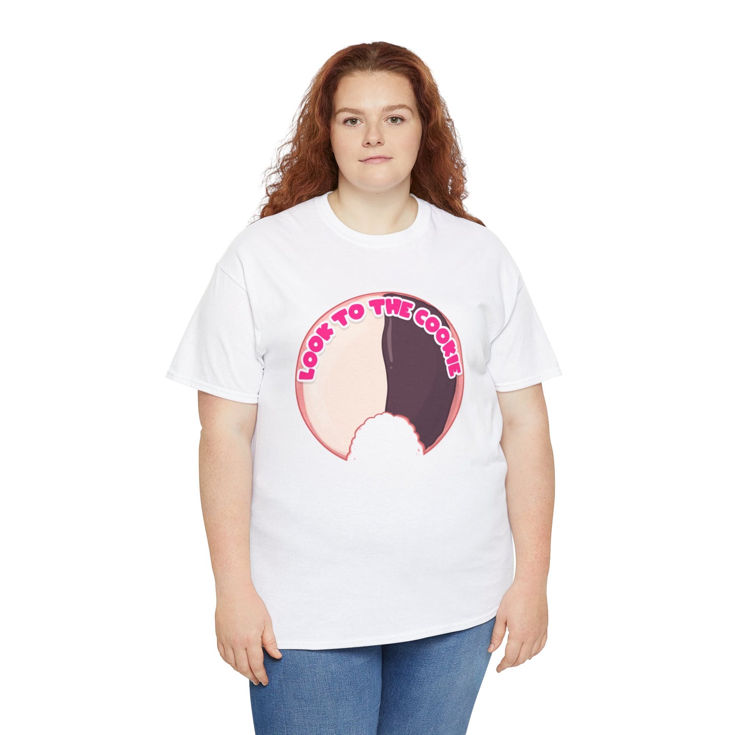 Black & White Cookie Unisex Heavy Cotton Tee