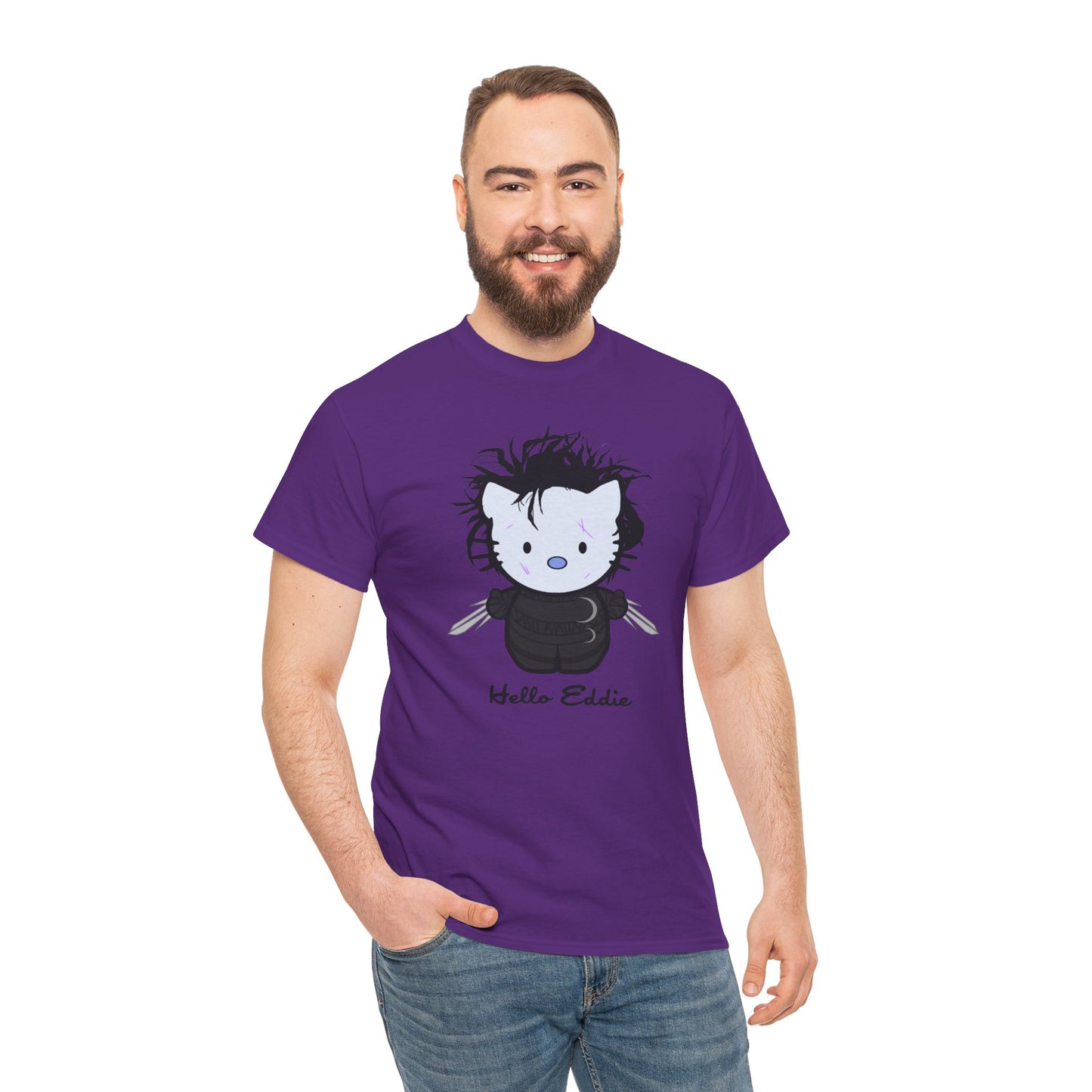 Hello Eddie Unisex Heavy Cotton Patreon Tee