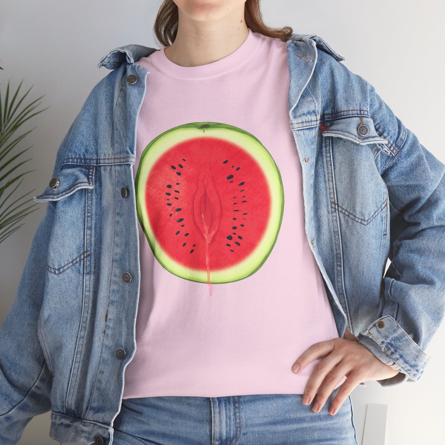 Juicy Watermelon Unisex Heavy Cotton Tee