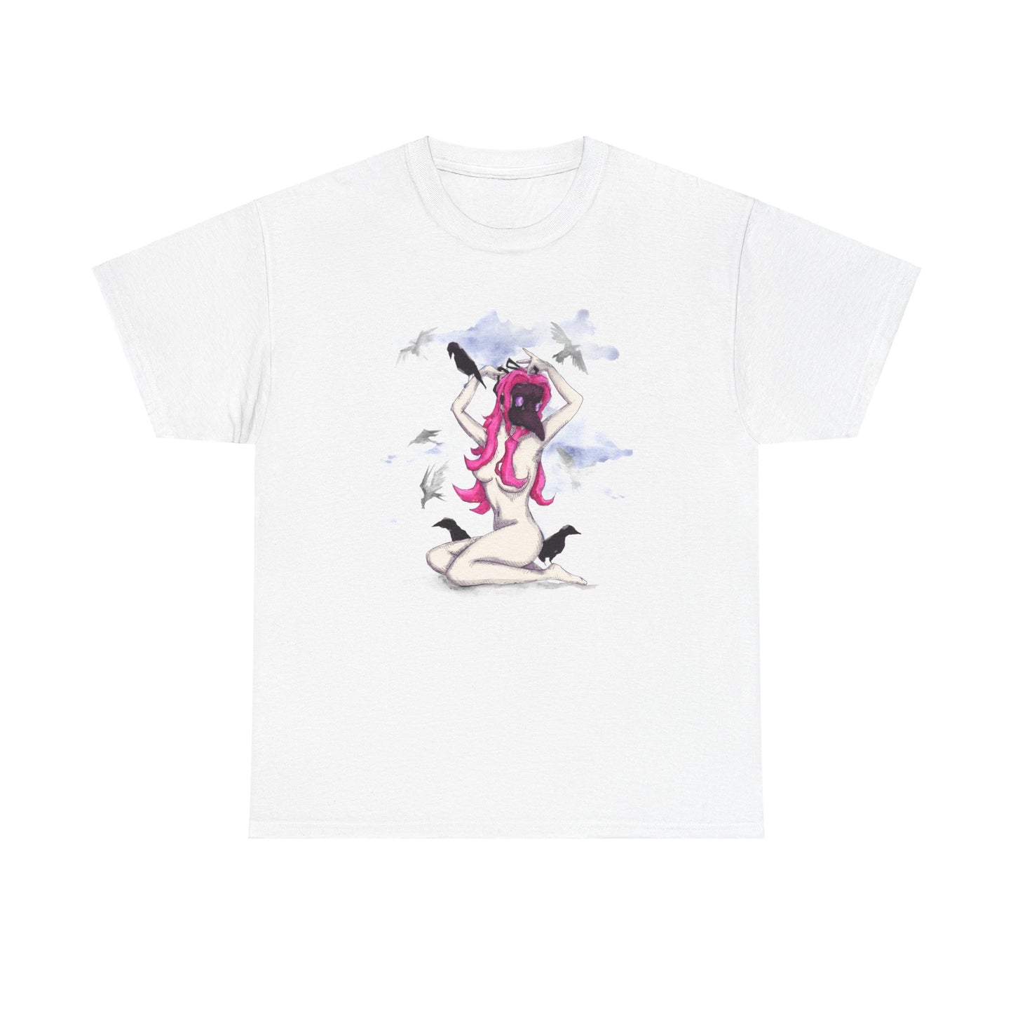 Plague Doctor Pinup Unisex Heavy Cotton Tee