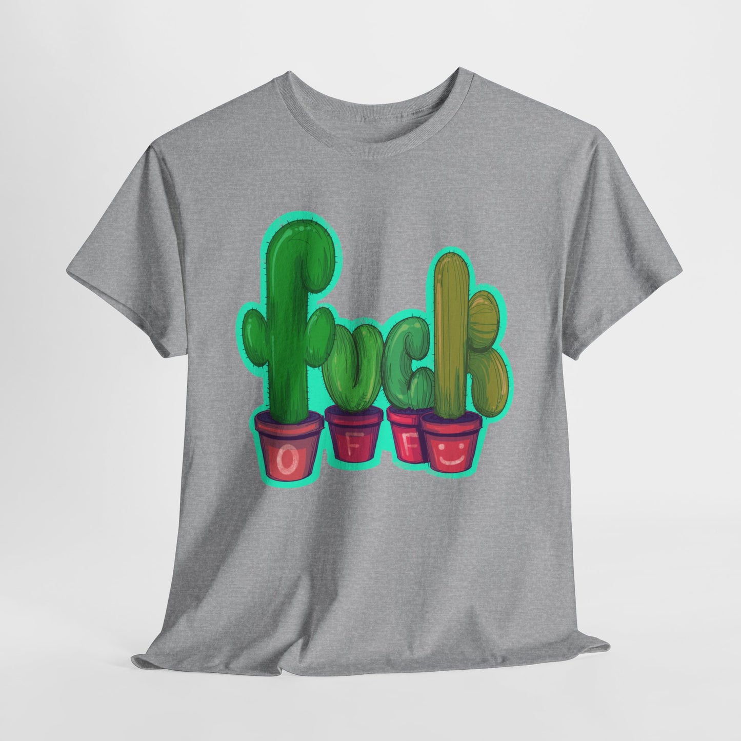 Rude Succulents Unisex Heavy Cotton Tee