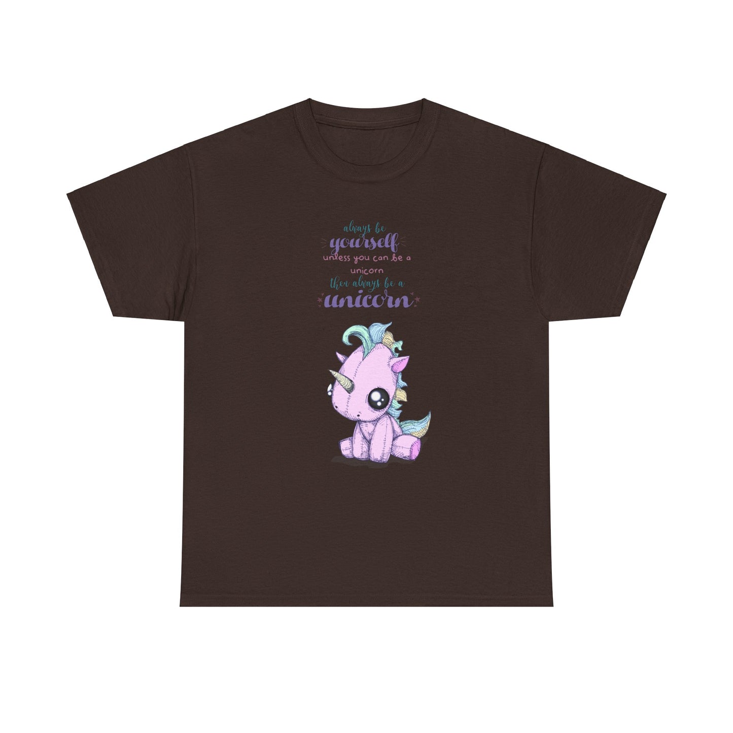 Be Yourself Unicorn Unisex Heavy Cotton Tee