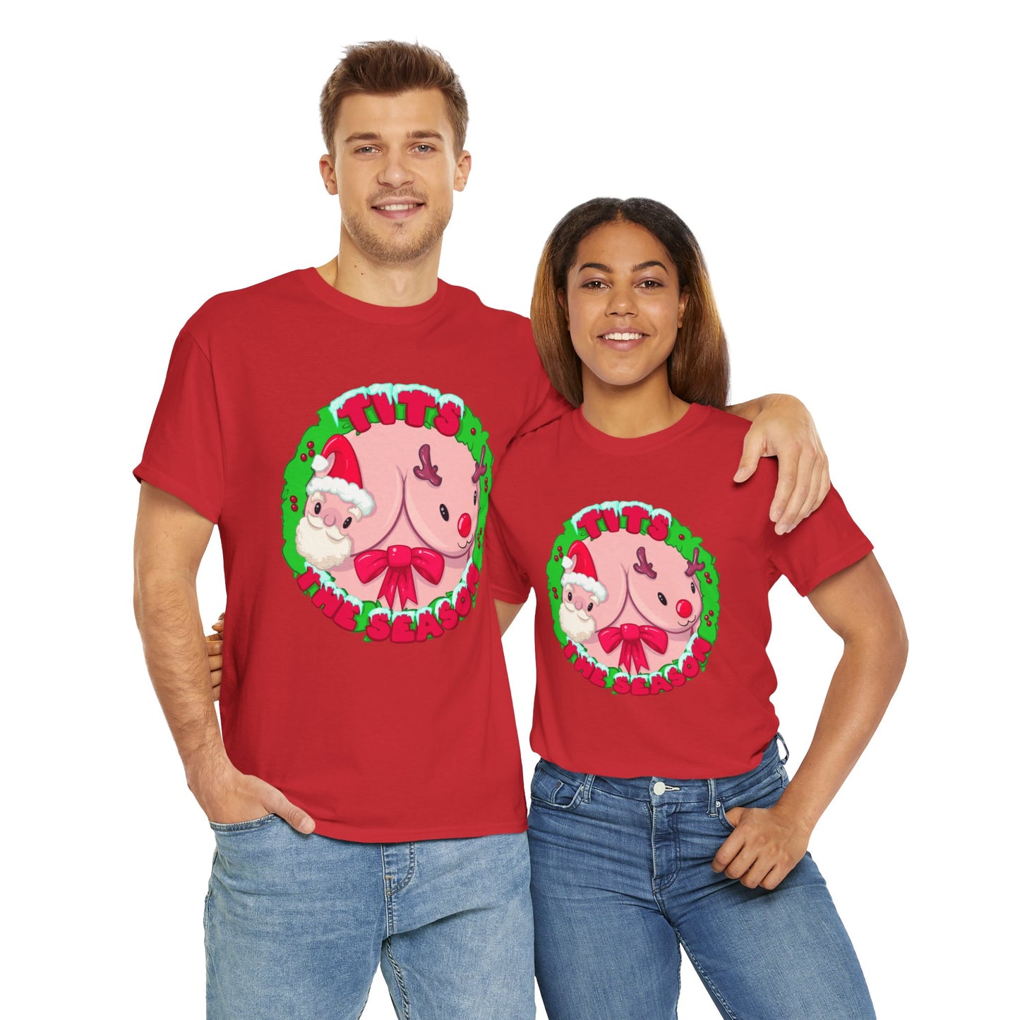Tits The Season Unisex Heavy Cotton Tee