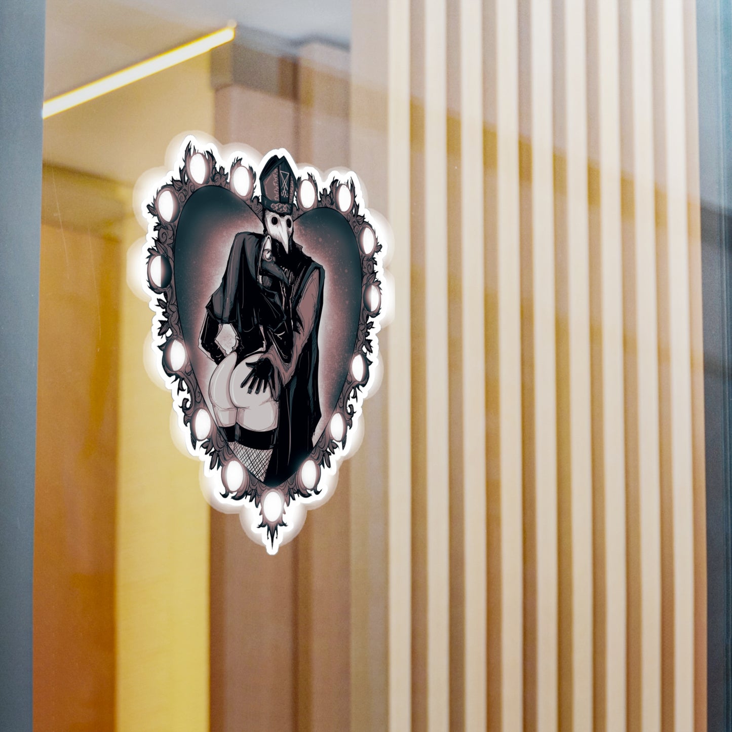 Forbidden Lust Kiss-Cut Vinyl Decal