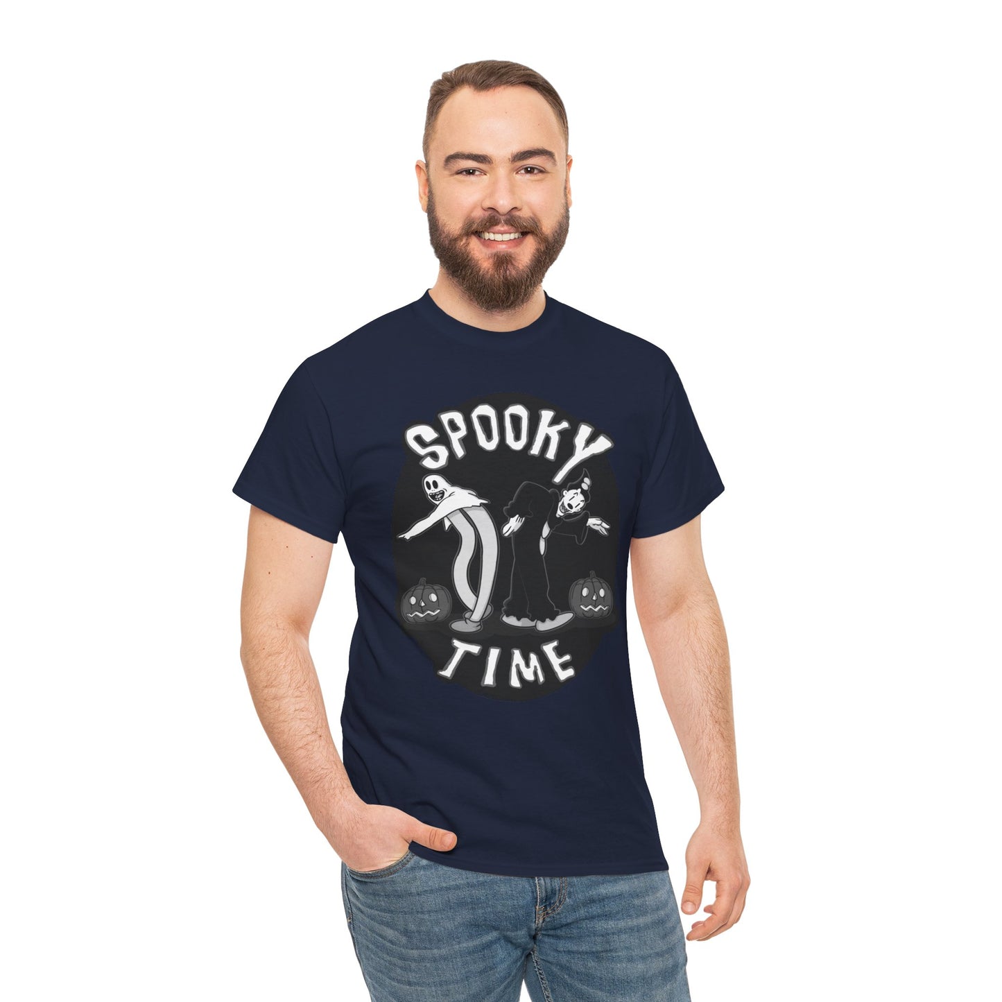 Spooky Time Unisex Heavy Cotton Tee