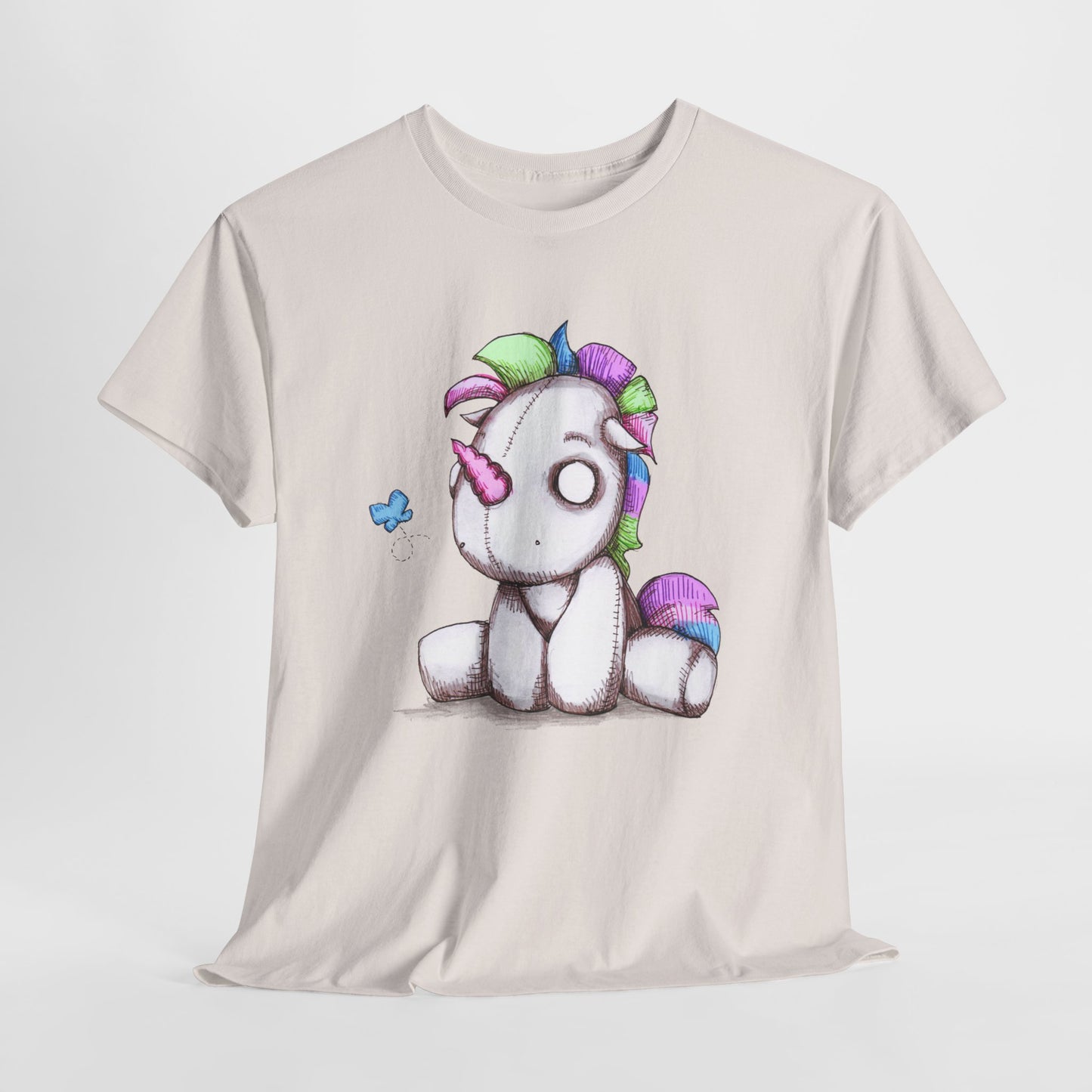 Plushie Unicorn Unisex Heavy Cotton Tee
