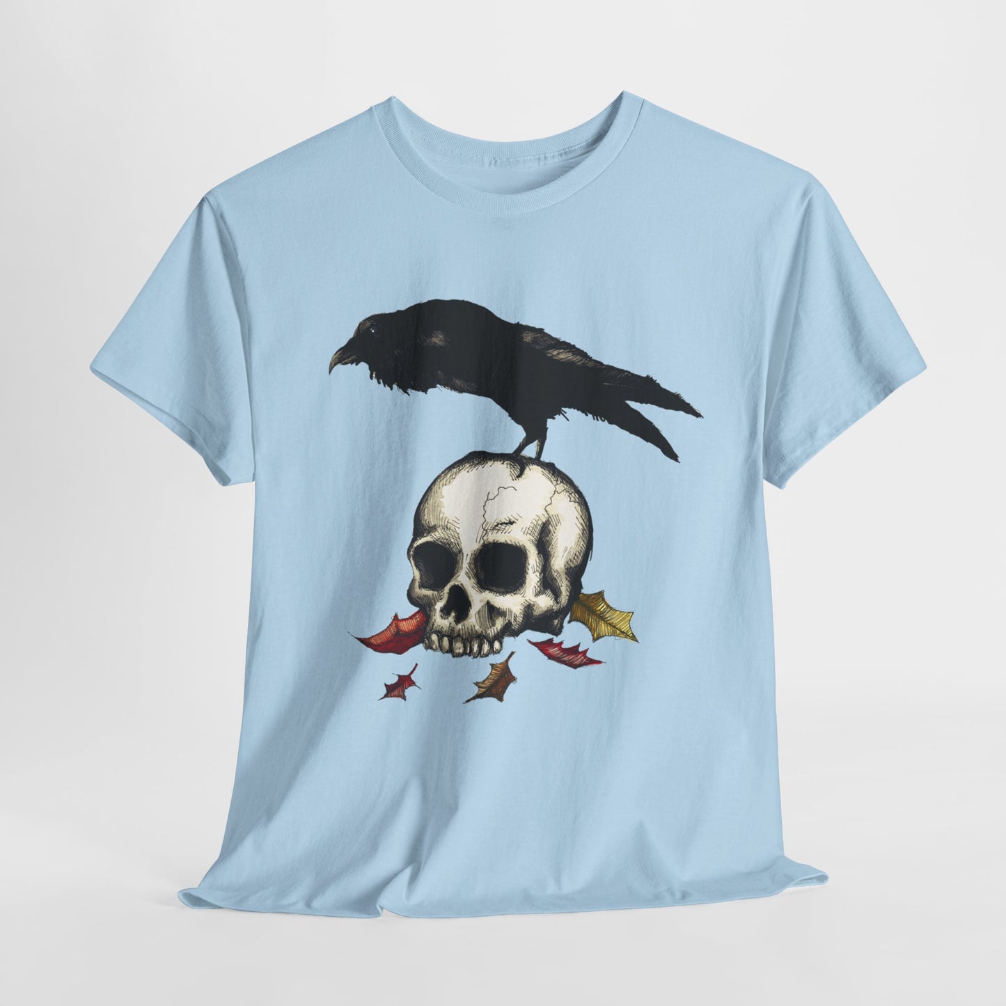 Crow Skull Unisex Heavy Cotton Tee