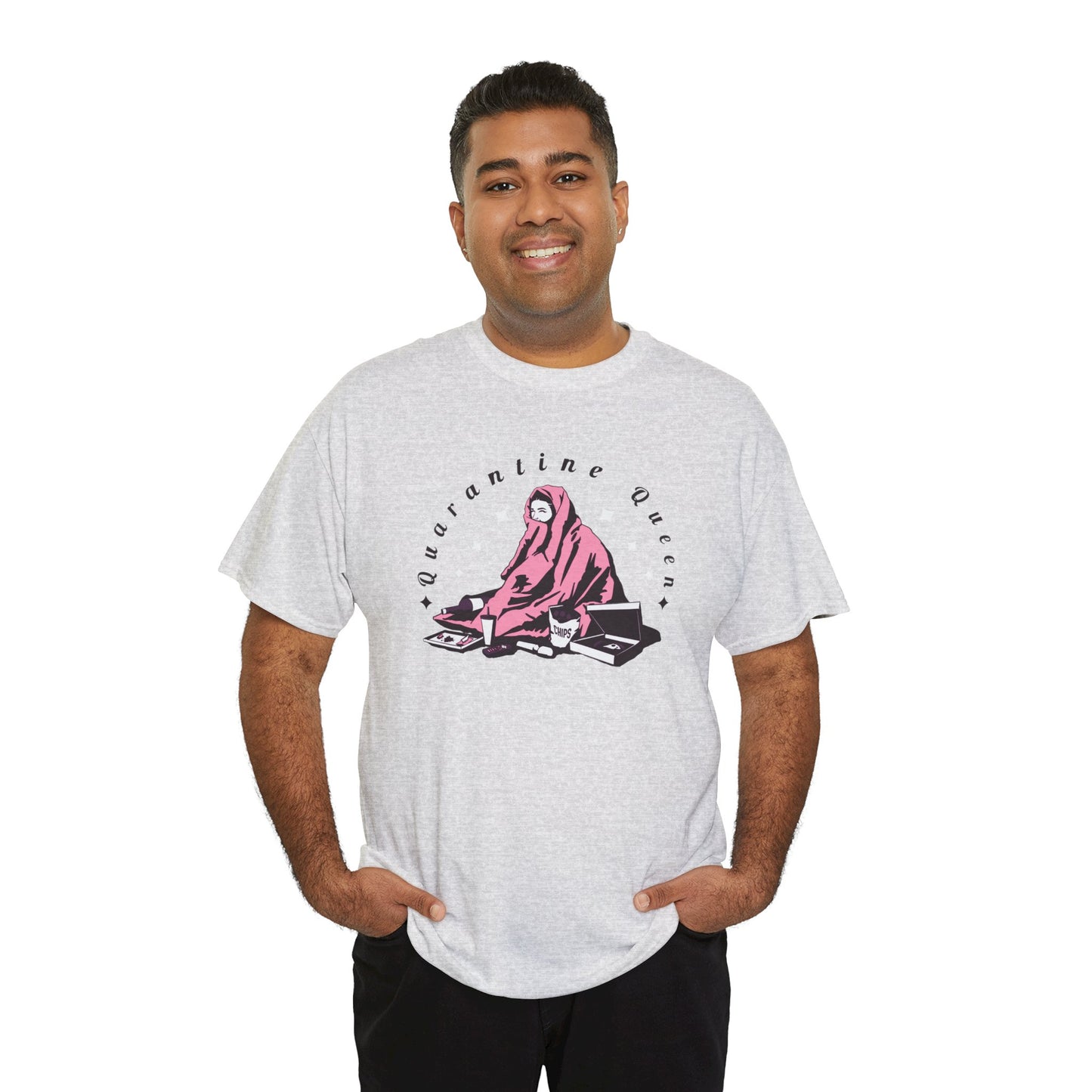 Quarantine Queen Unisex Heavy Cotton Tee