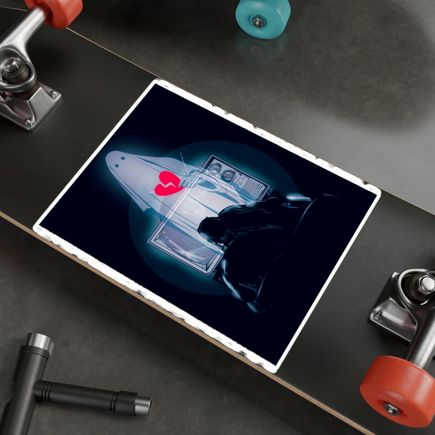 Lost Love Kiss-Cut Vinyl Decal