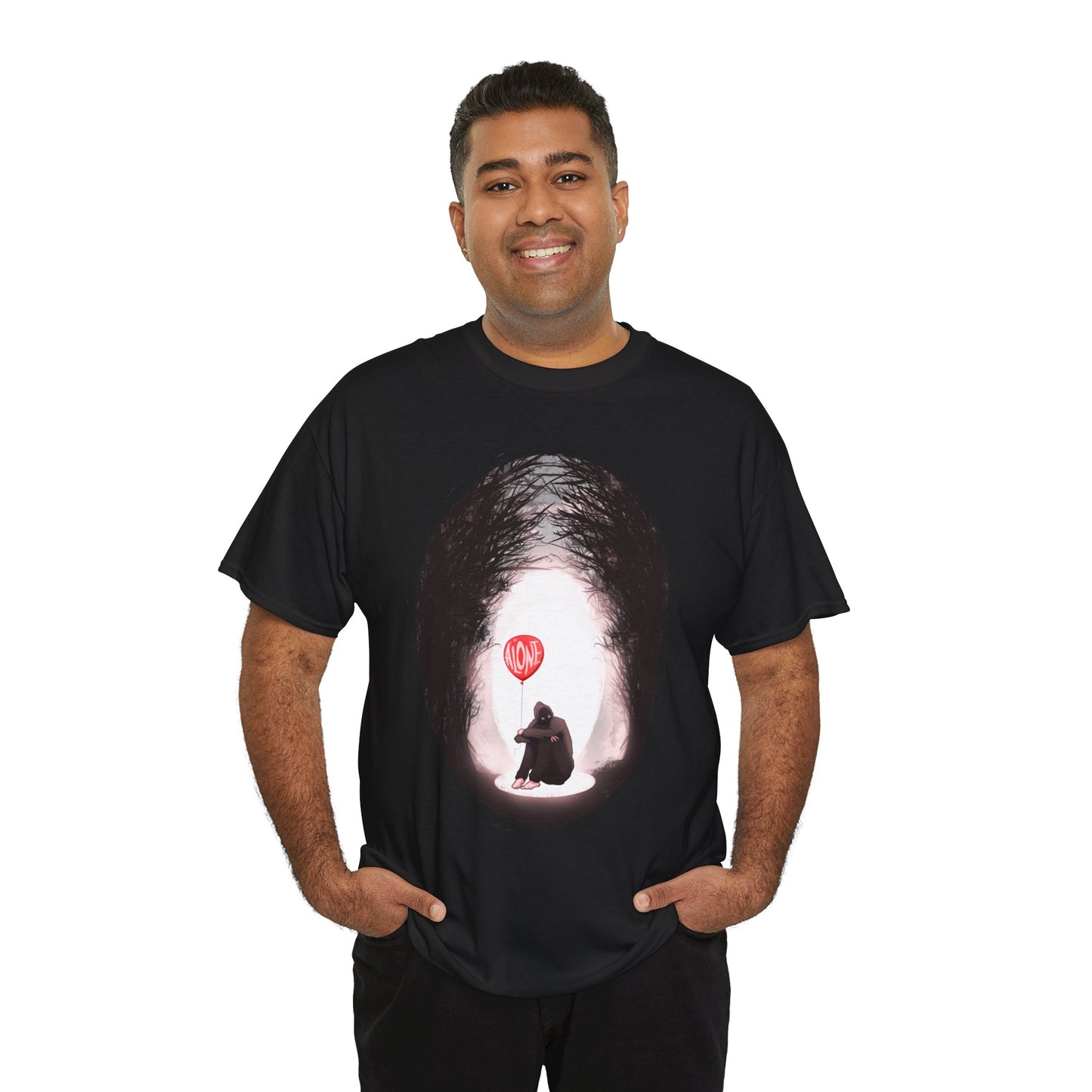Forever Alone Unisex Heavy Cotton Tee