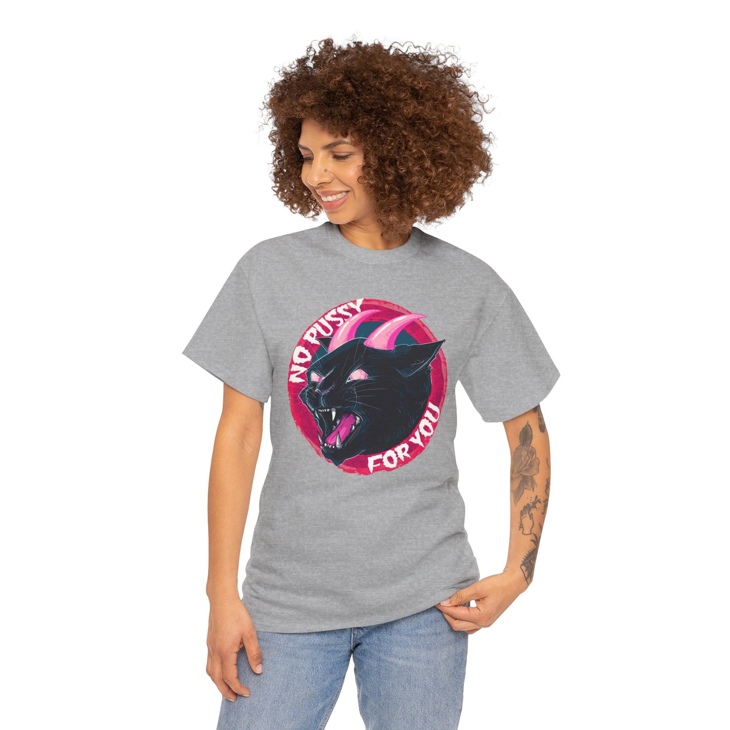 No Pussy For You Unisex Heavy Cotton Tee
