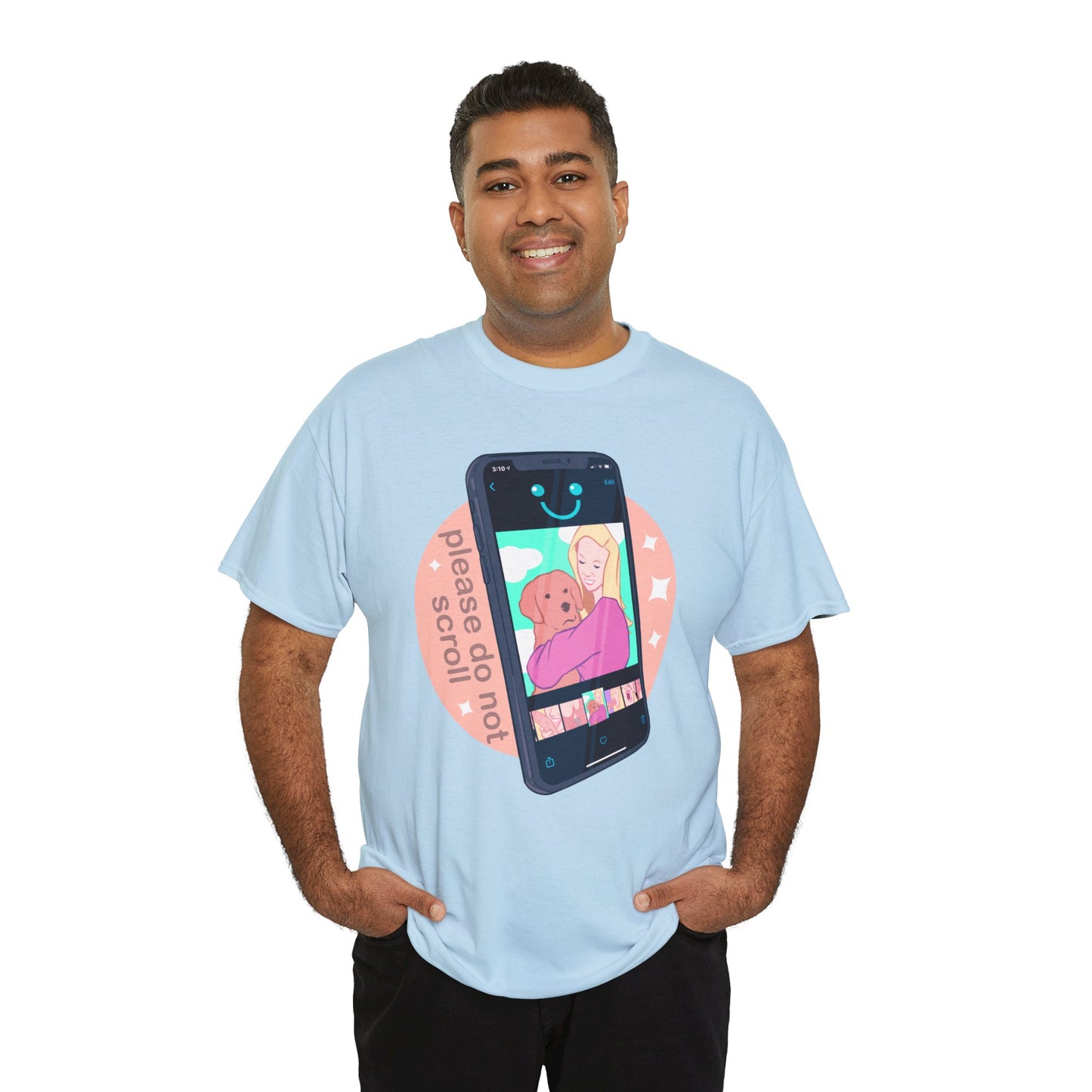 Don't Scroll Unisex Heavy Cotton Tee