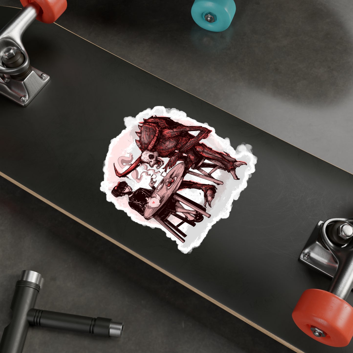 Demons For Breakfast Kiss-Cut Vinyl Decal