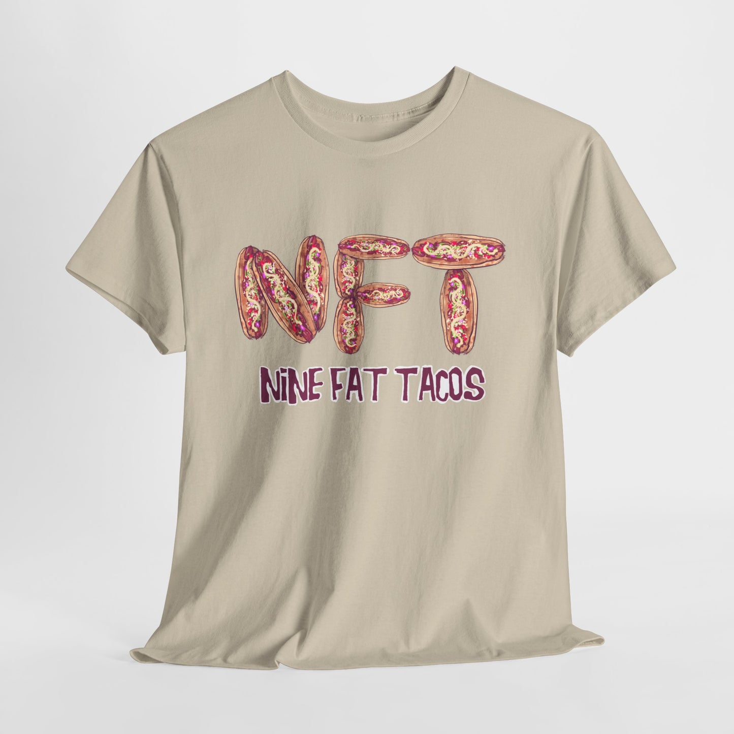 Nine Fat Tacos Unisex Heavy Cotton Tee
