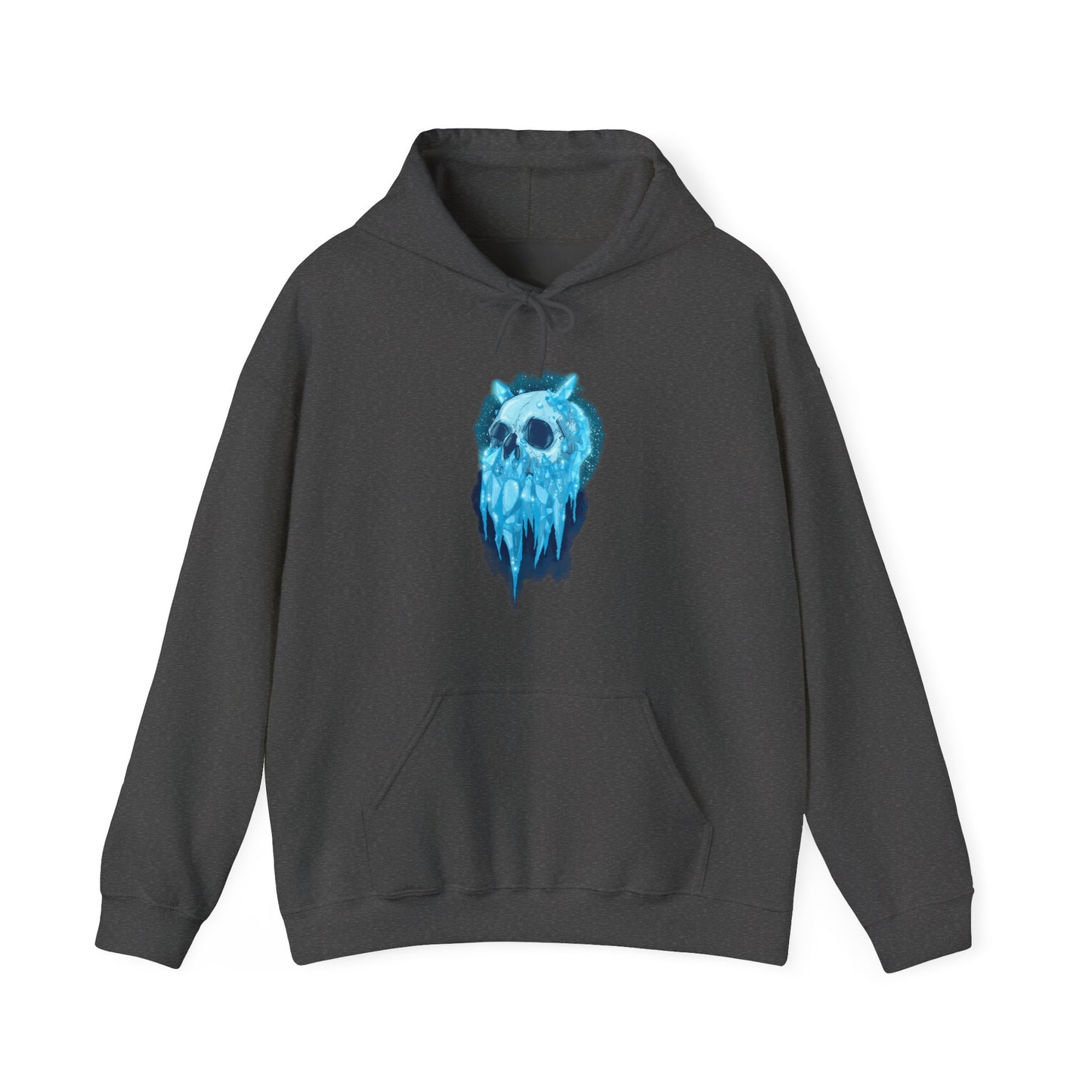 Elemental Skull Ice Unisex Heavy Blend Hooded Sweatshirt