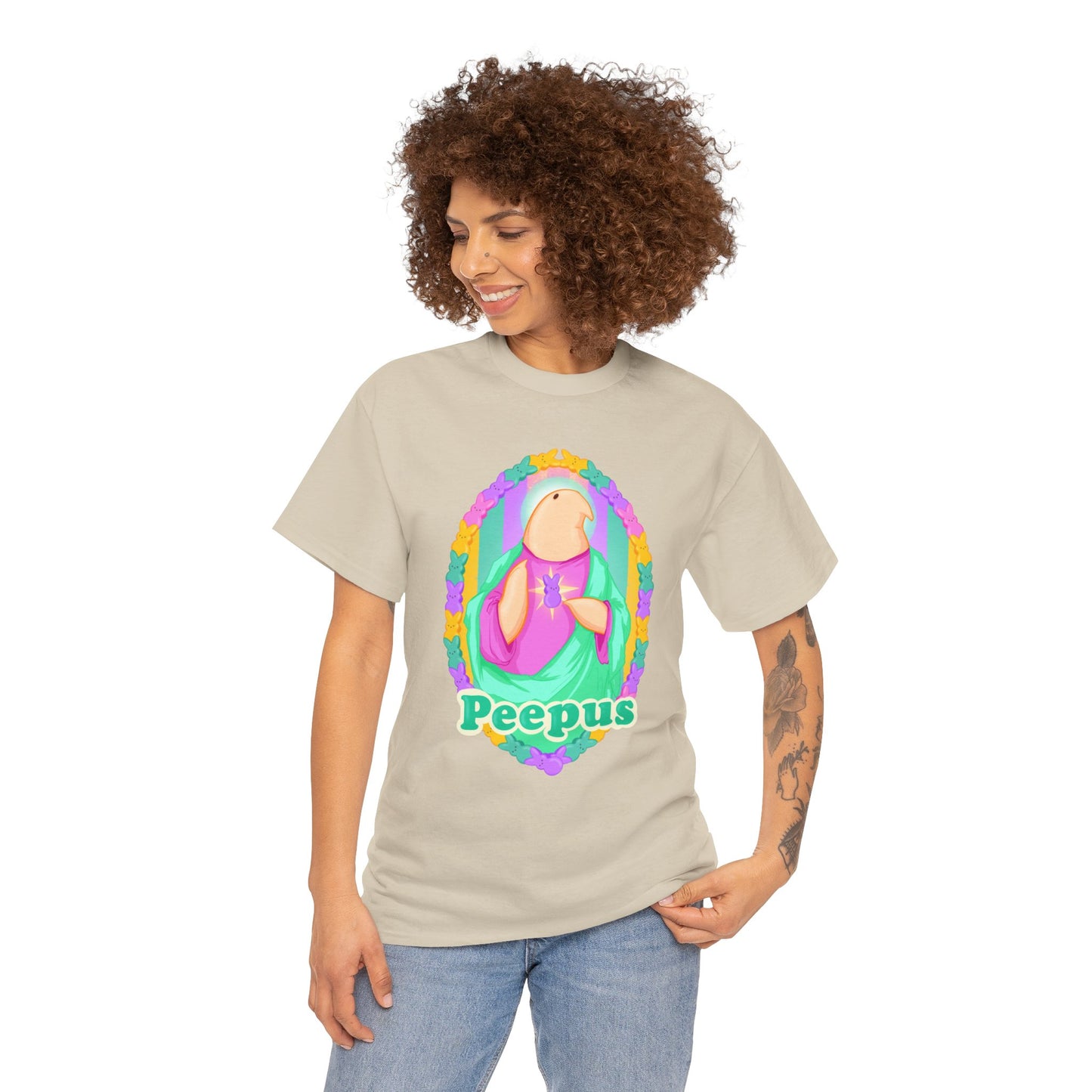 Peepus Unisex Heavy Cotton Tee