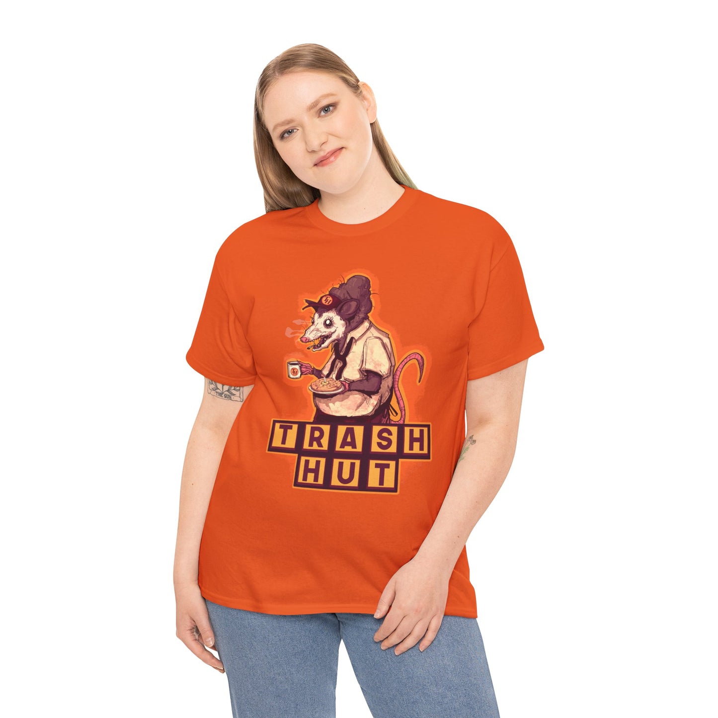 Trash Hut Unisex Heavy Cotton Tee