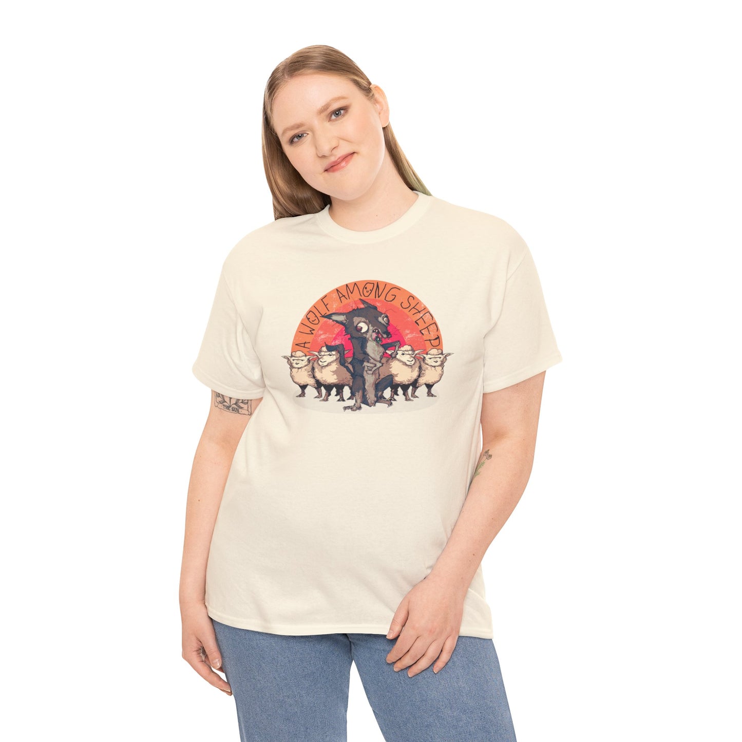 A Wolf Among Sheep Unisex Heavy Cotton Tee