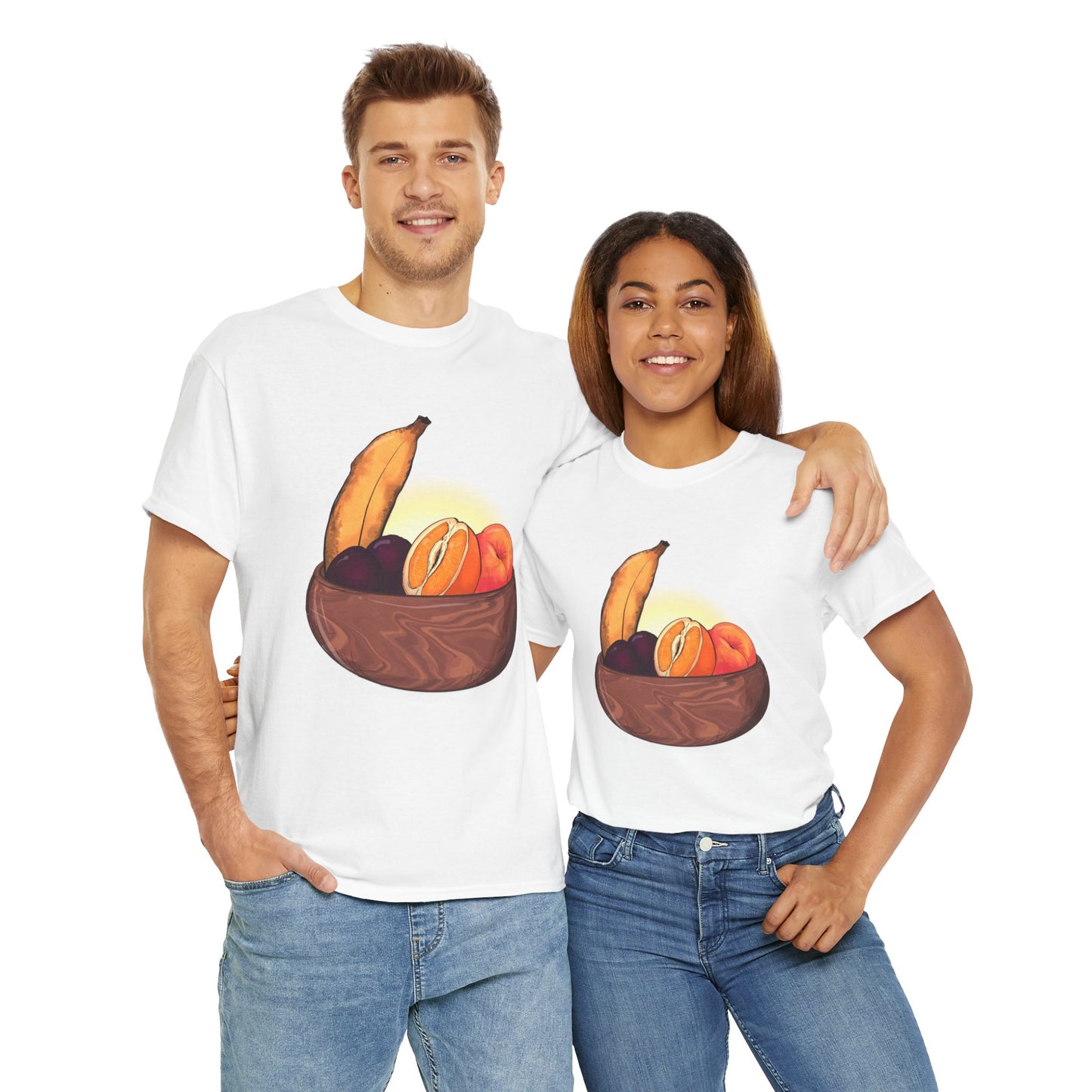 Adult Fruit Basket Unisex Heavy Cotton Tee