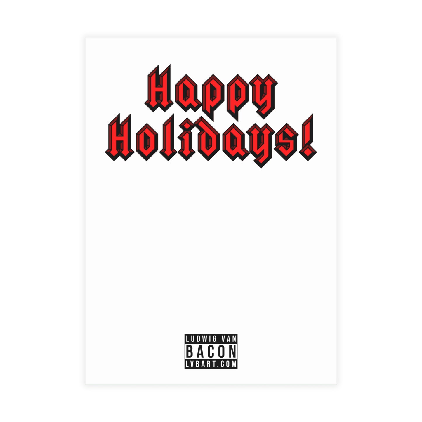 Krampus Plushie Greeting Card Bundles (10, 30, 50 pcs)