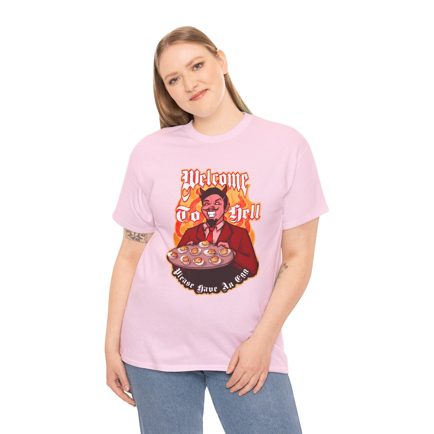 Deviled Eggs Unisex Heavy Cotton Tee