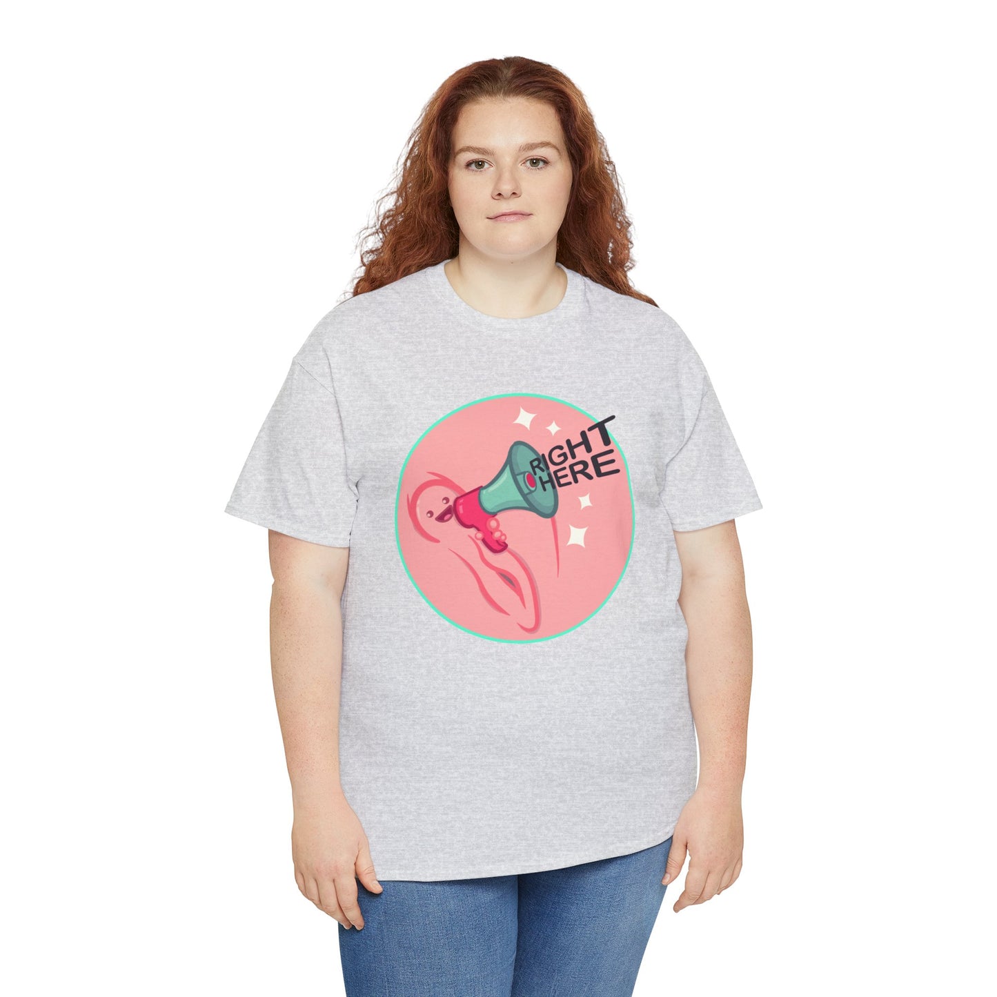 Right Here Unisex Heavy Cotton Tee