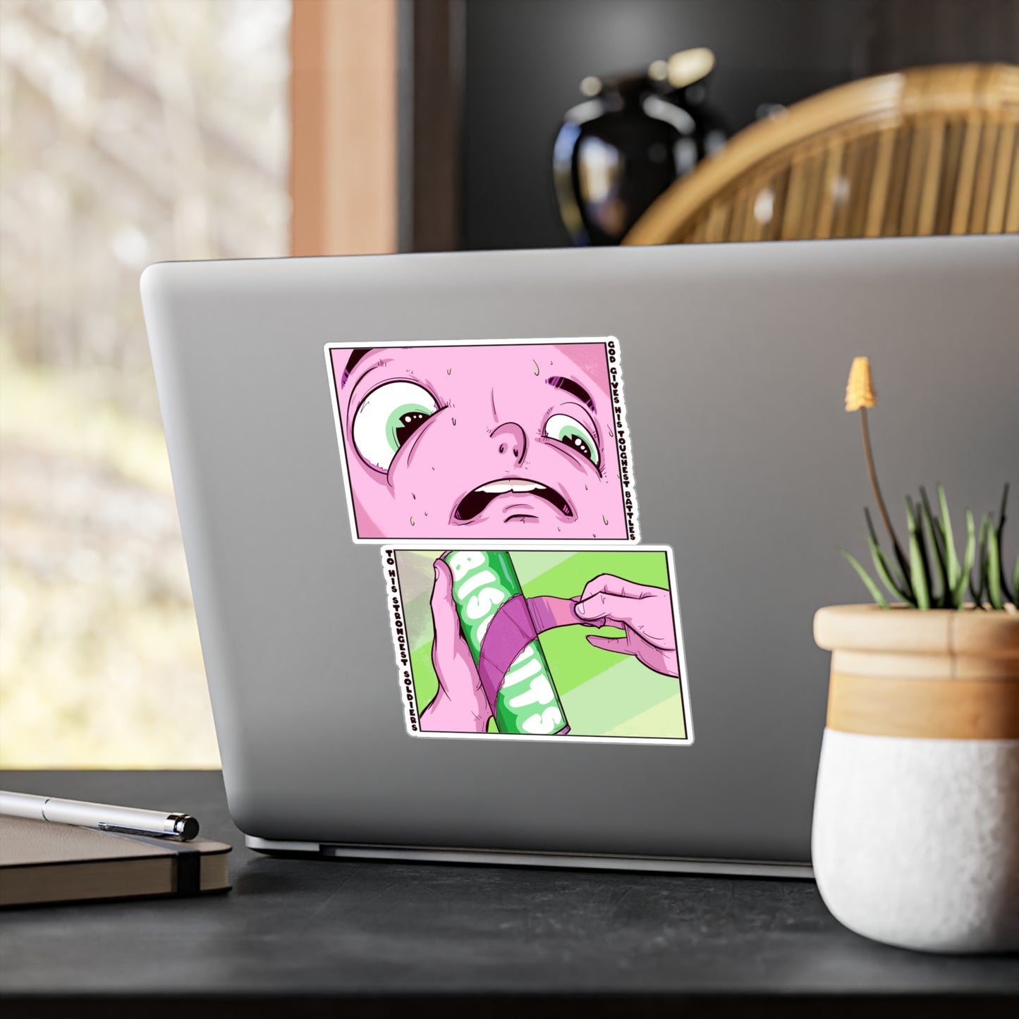 Biscuit Battle Kiss-Cut Vinyl Decal
