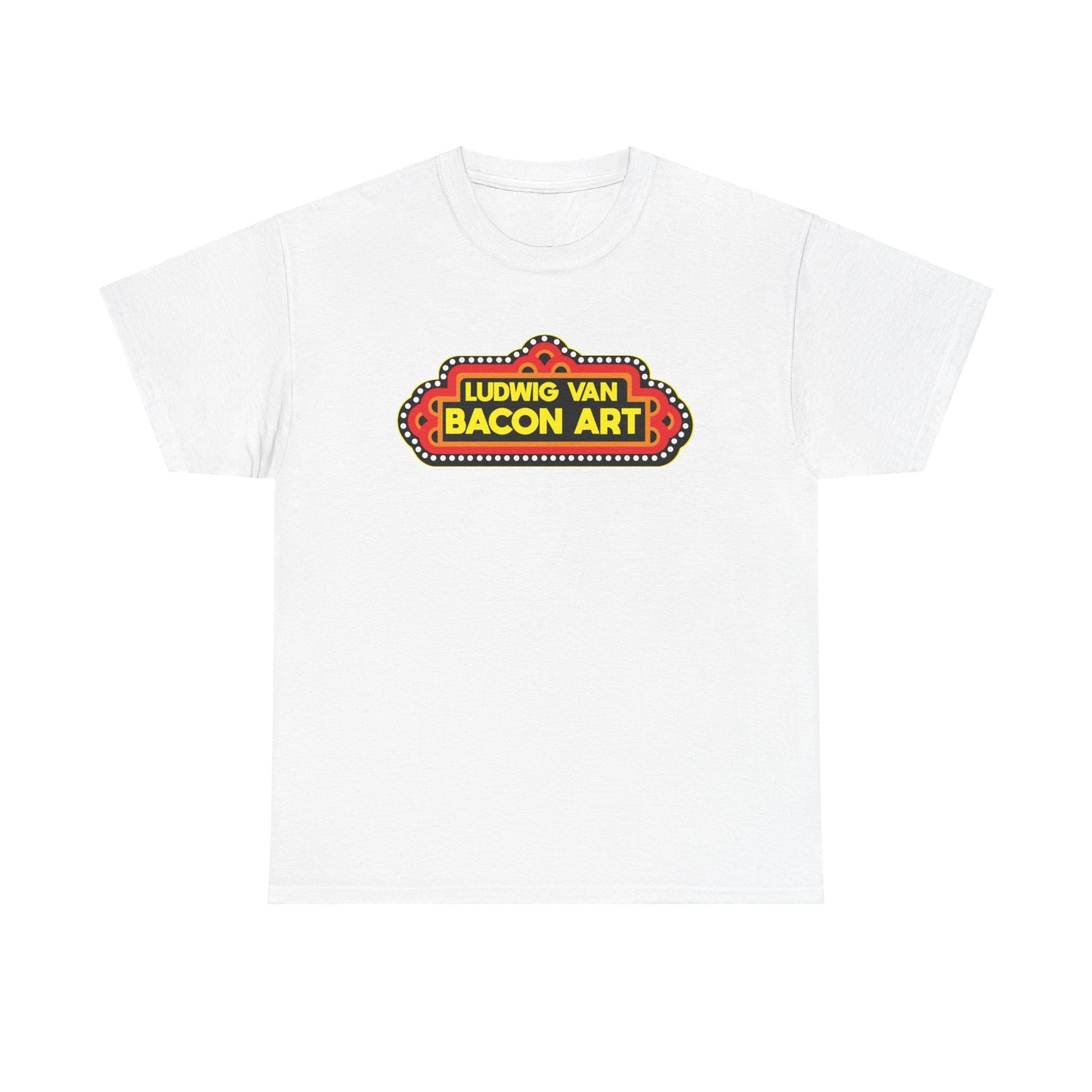 LVB's Pizza Emporium (Front & Back Print) Unisex Heavy Cotton Tee