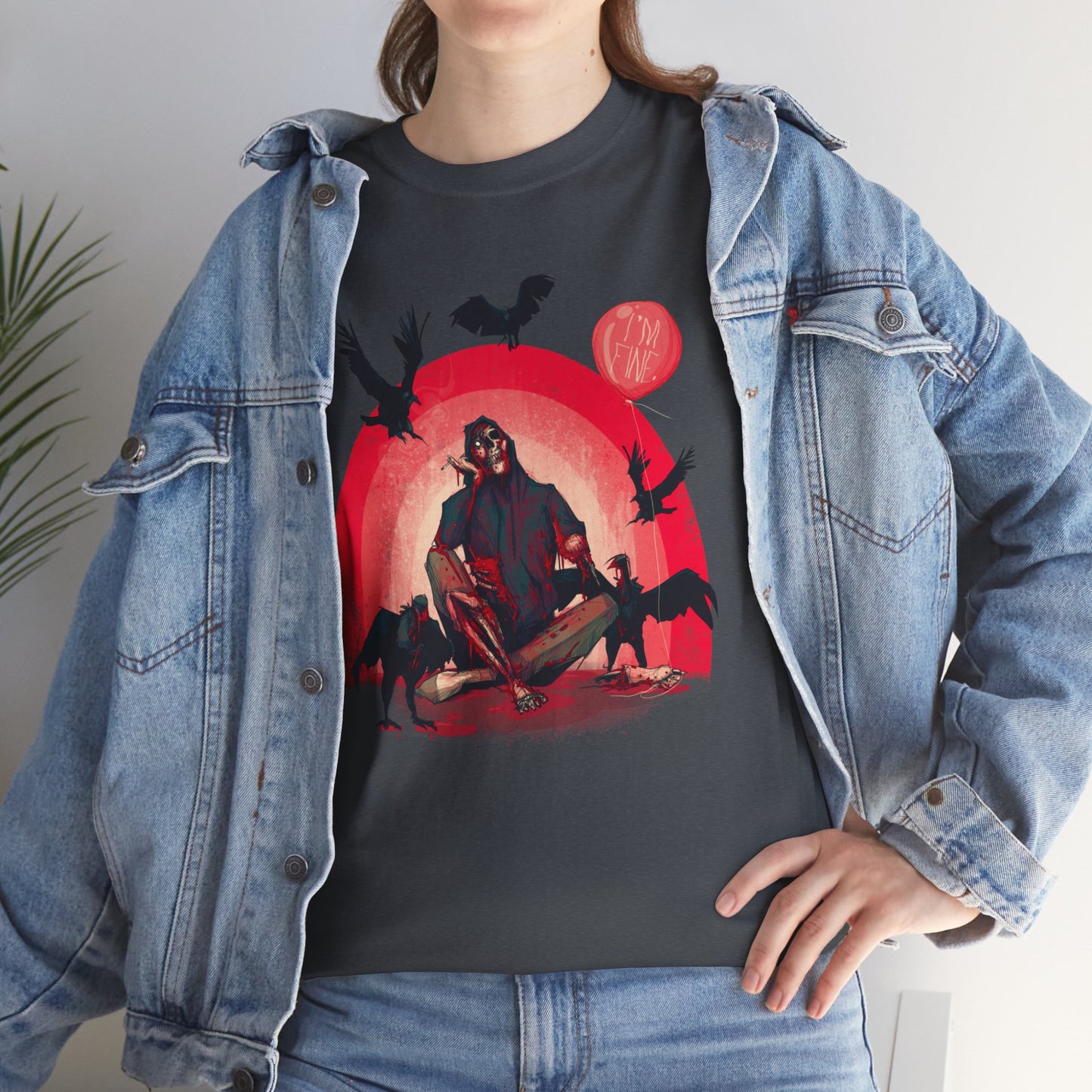 I'm Fine Unisex Heavy Cotton Tee