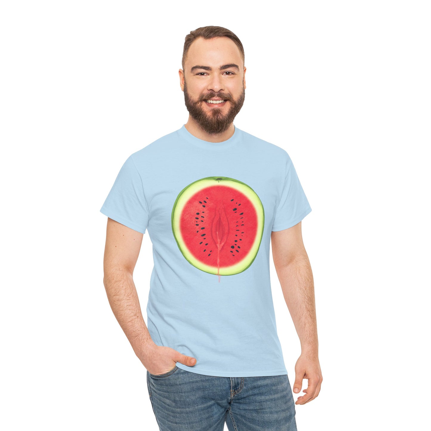 Juicy Watermelon Unisex Heavy Cotton Tee