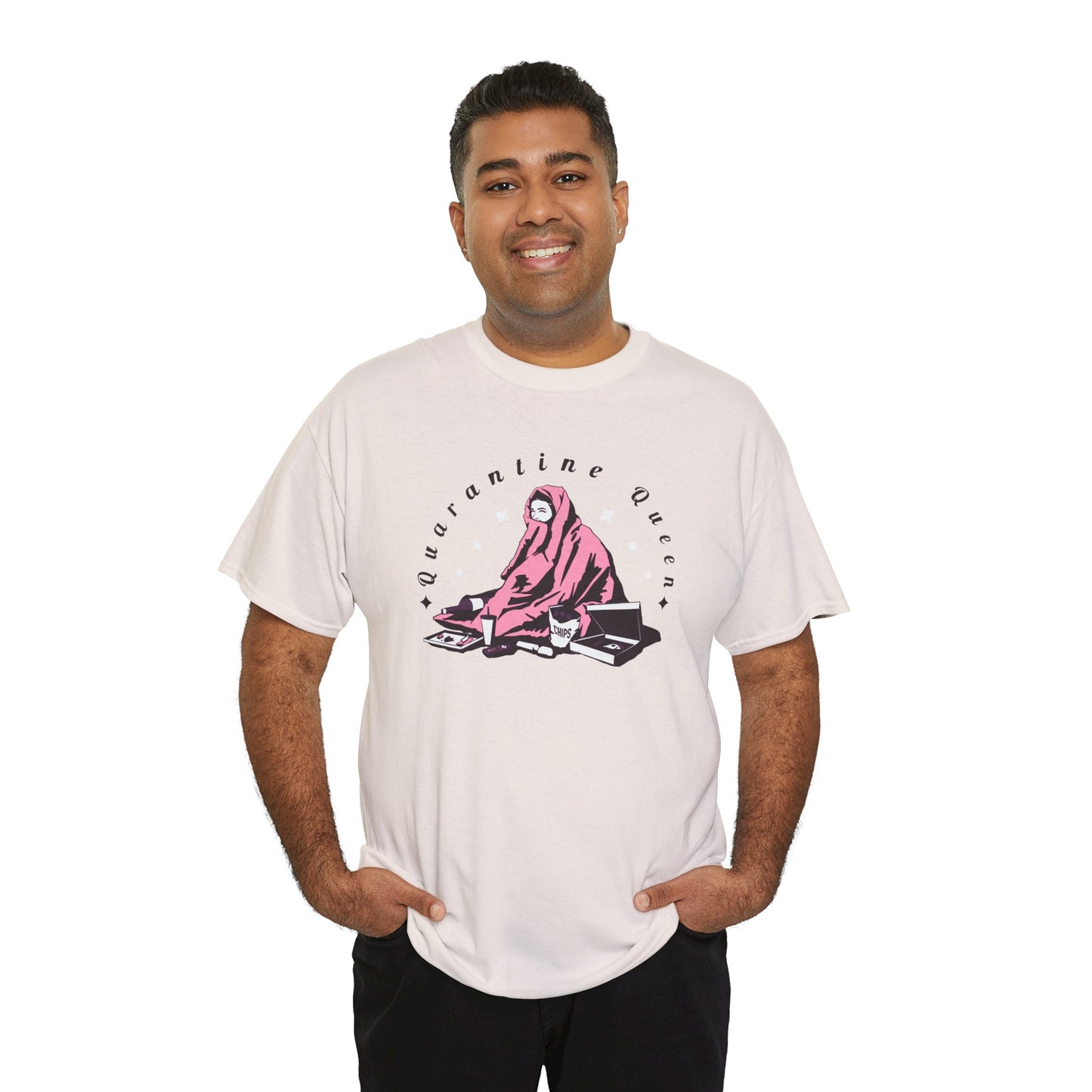 Quarantine Queen Unisex Heavy Cotton Tee